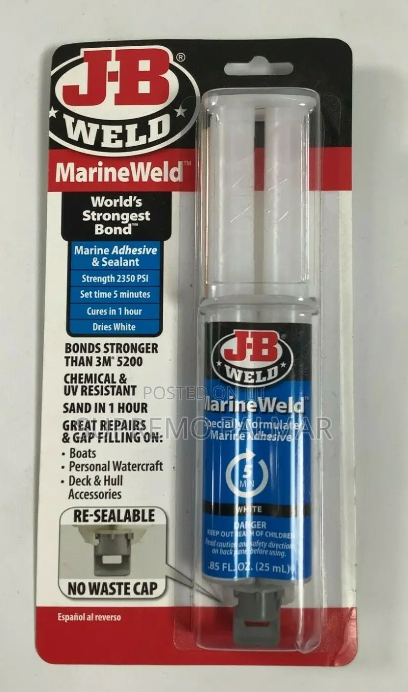 J-B Weld Marineweld – Waterproof, Chemical Petroleum Resistant