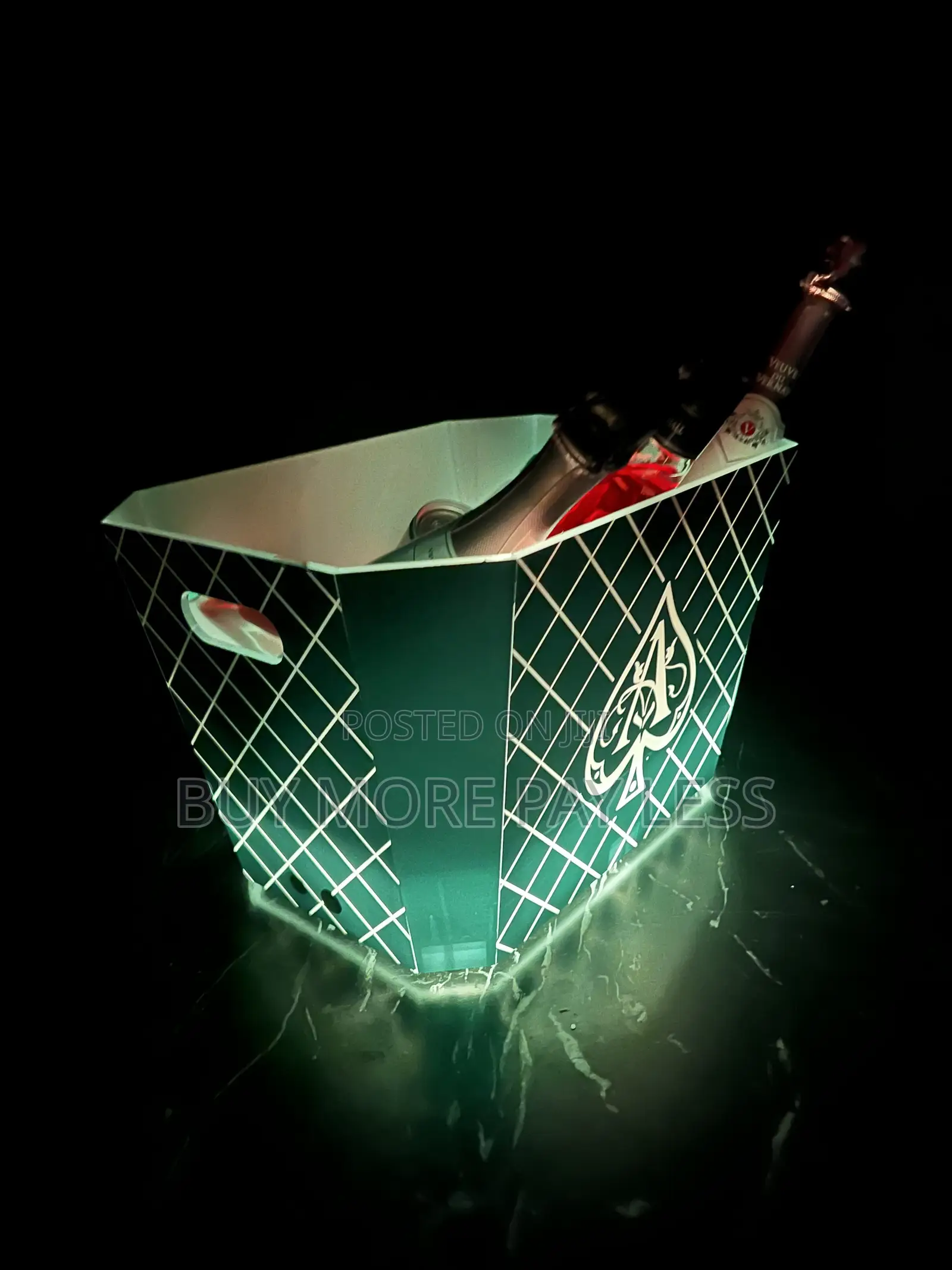 An Armand De Brignac LED Ice Bucket