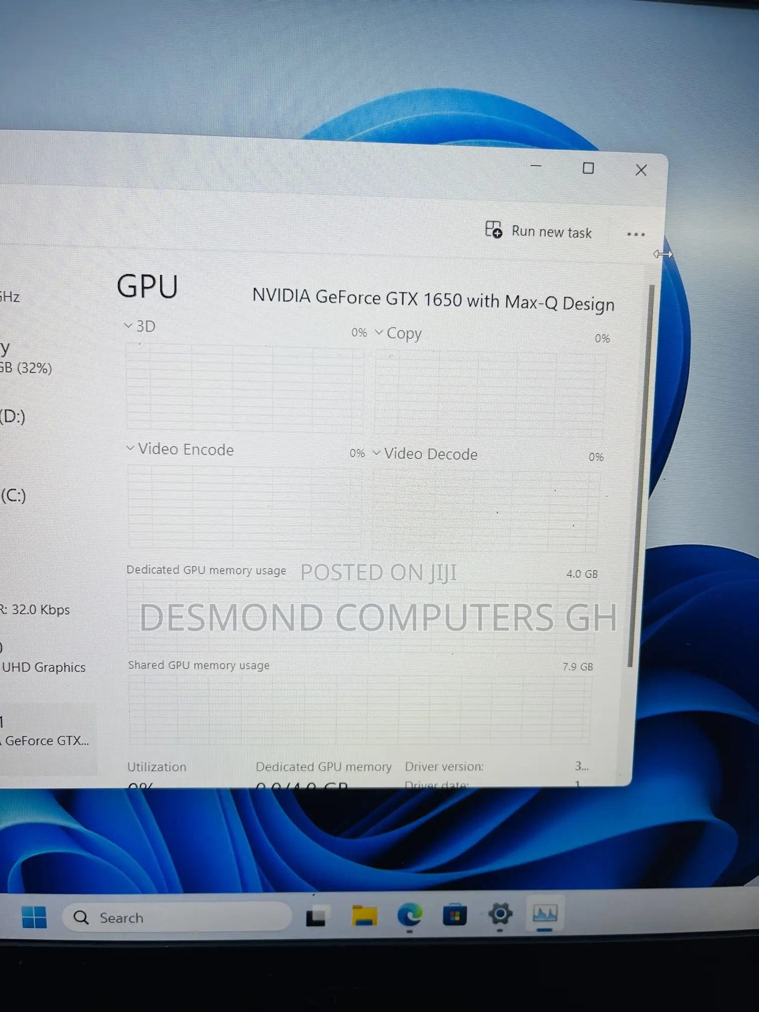 Laptop MSI GF63 16GB Intel Core i5 HDD+SSD 1.5T