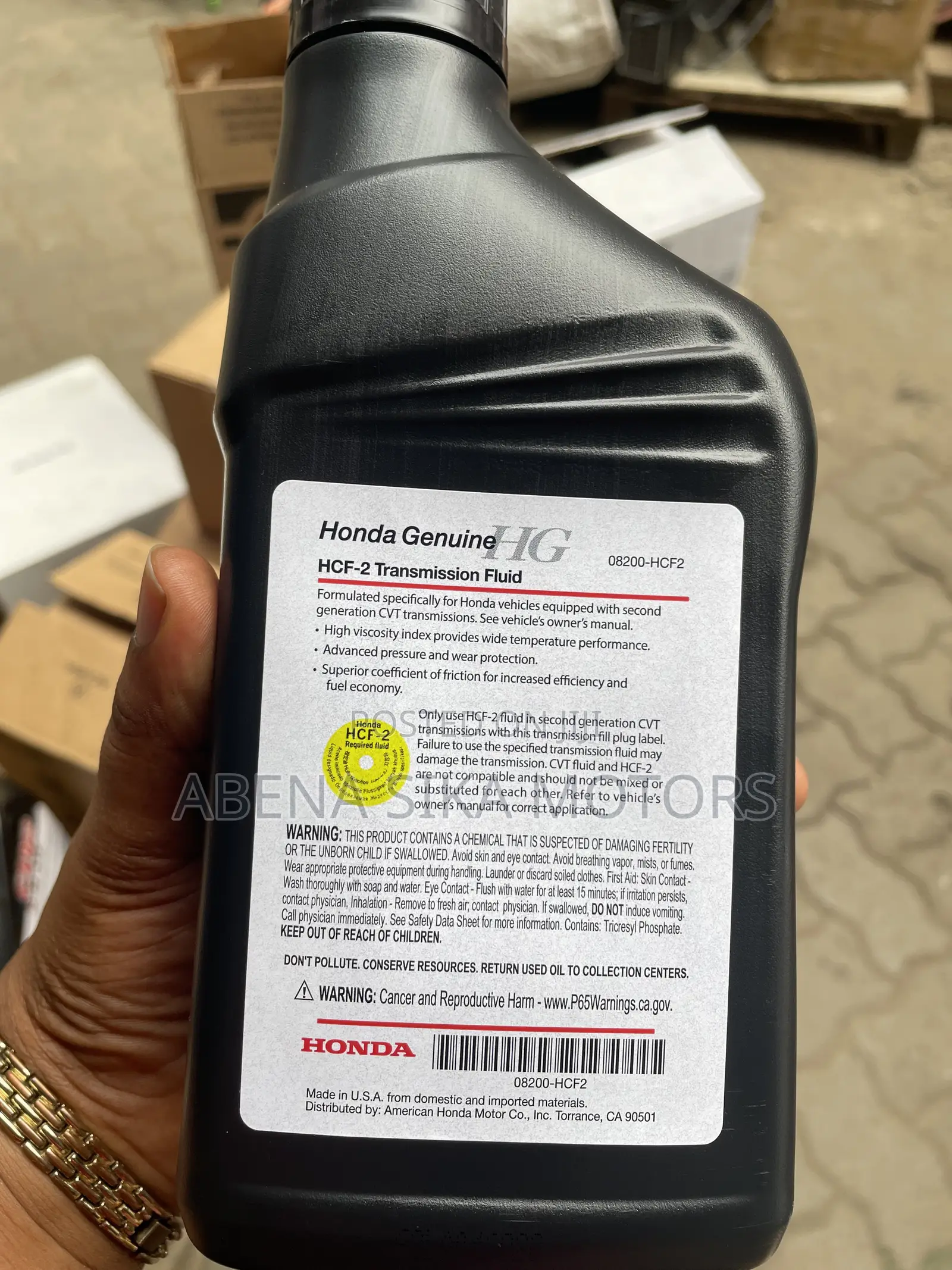 Original Honda Genuine HCF-2 Transmission Fluid