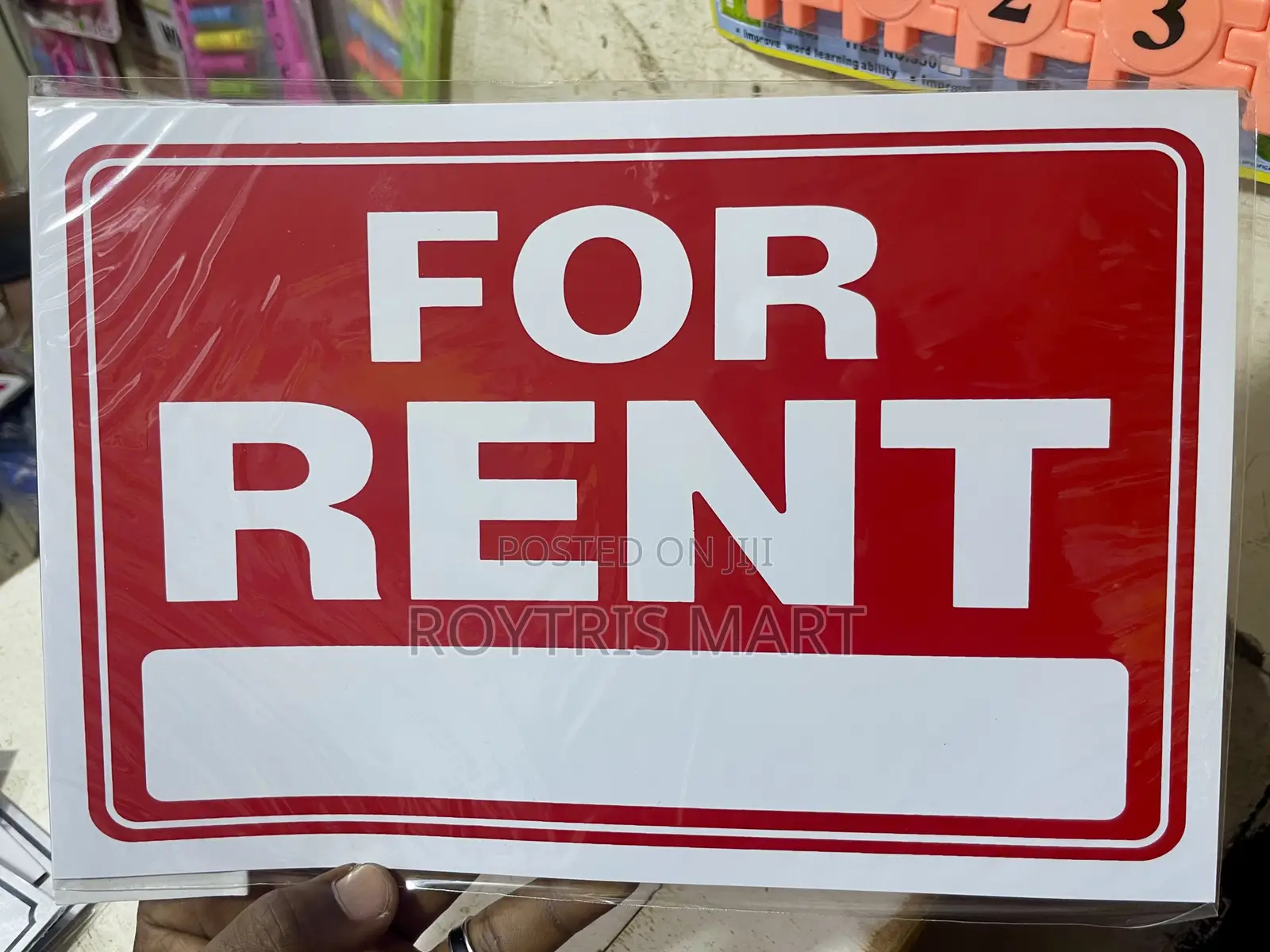 For Rent Sticker Signage