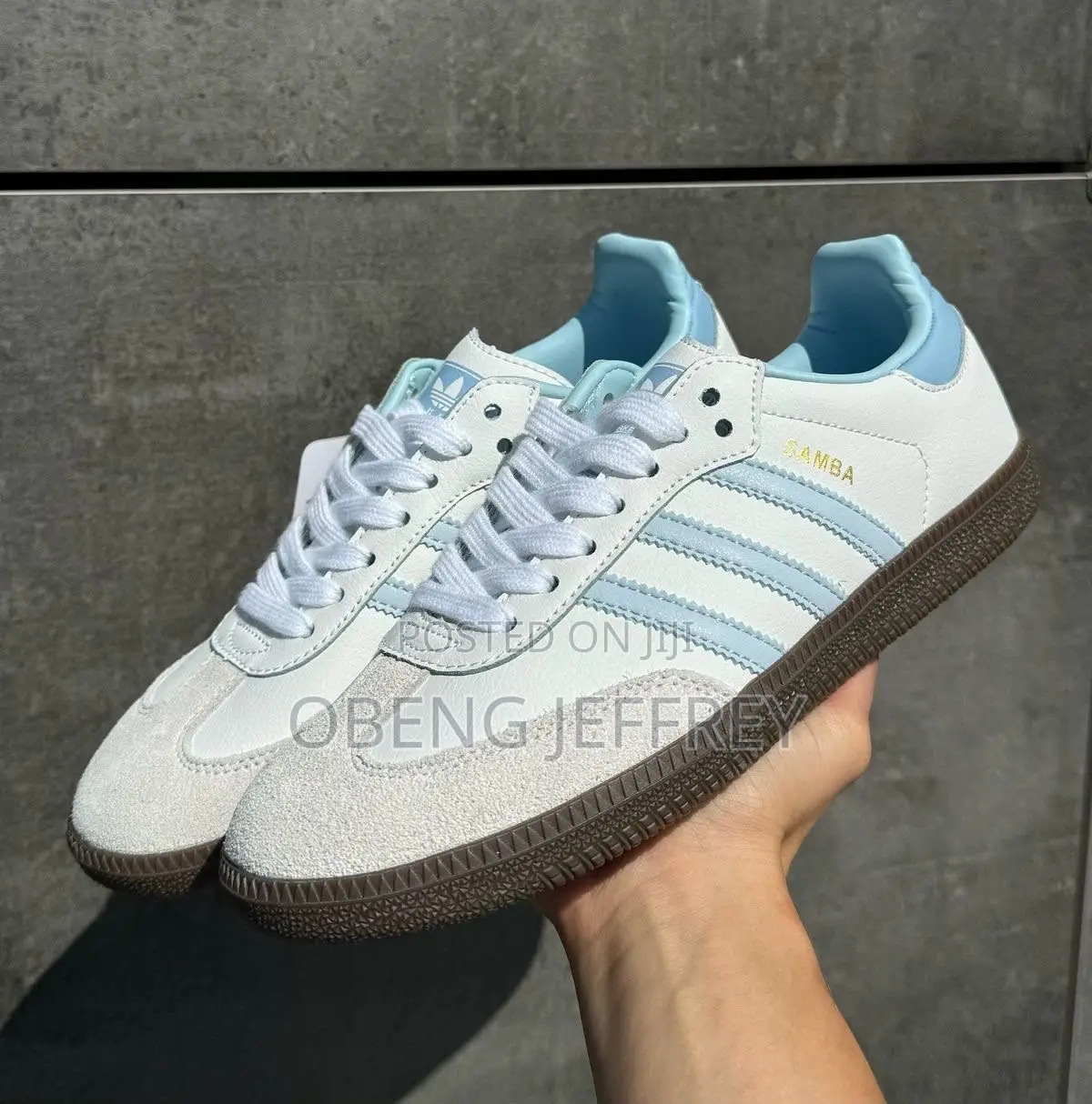 Original Adidas Samba Blue /White