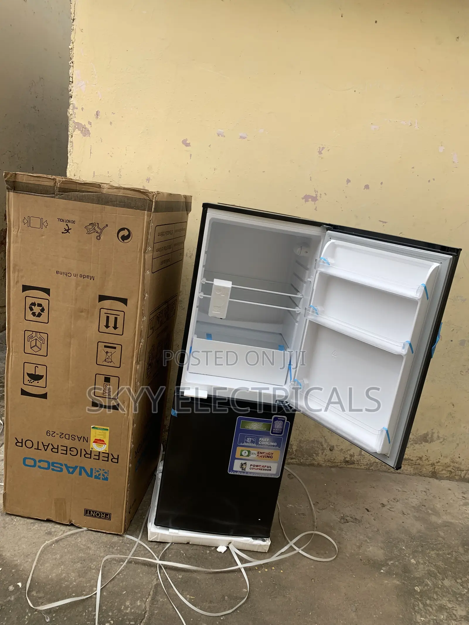 Strong Made Nasco 207liters DoubleDoor Fridge