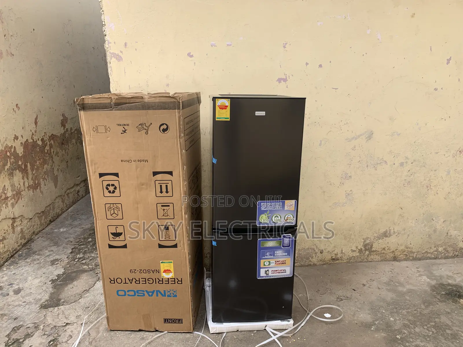 Strong Made Nasco 207liters DoubleDoor Fridge