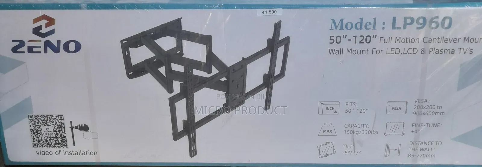 Zeno TV Mount 80"-120"