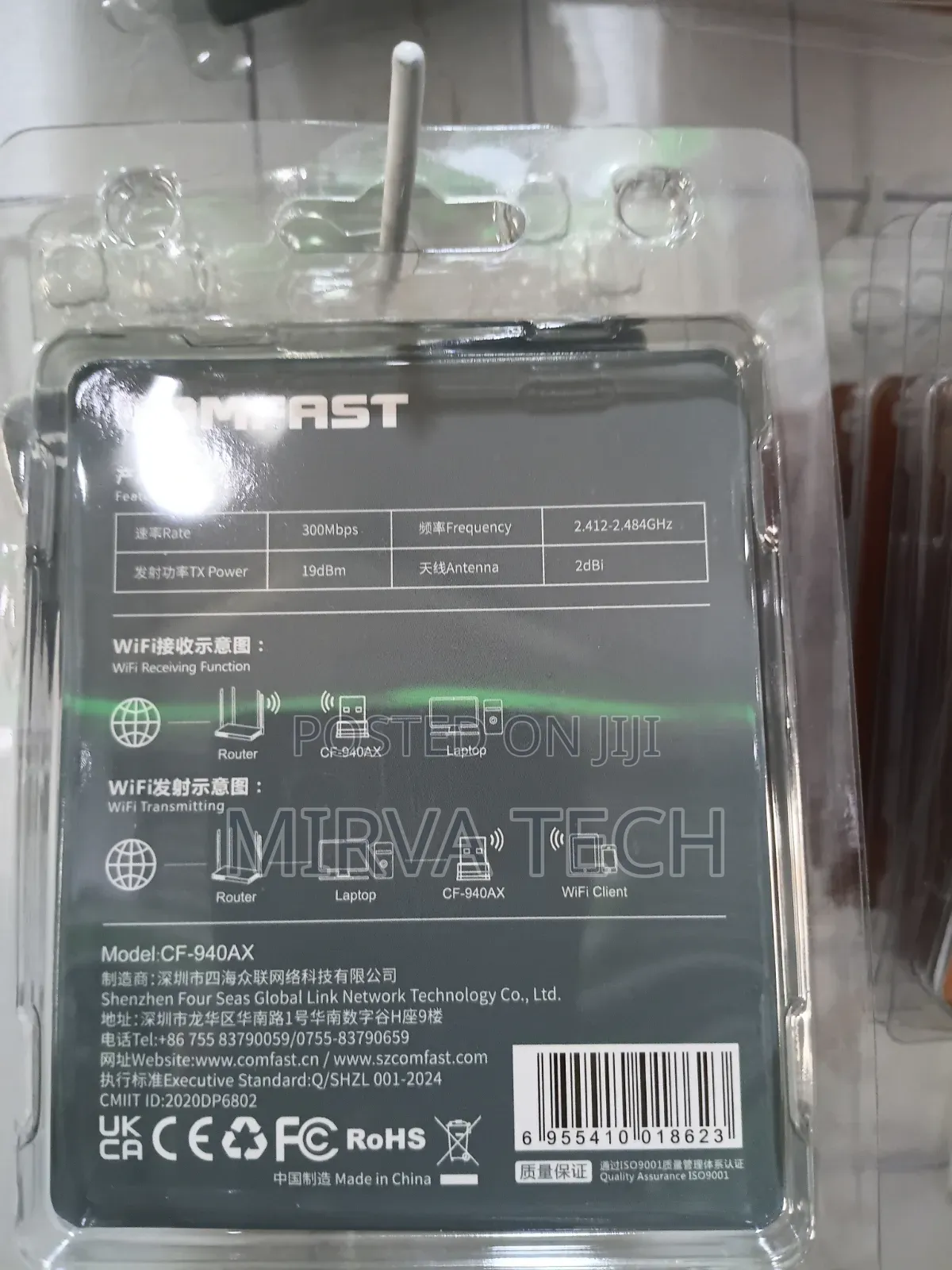 Comfast WiFi 6 Wireless USB Adapter CF-940ax