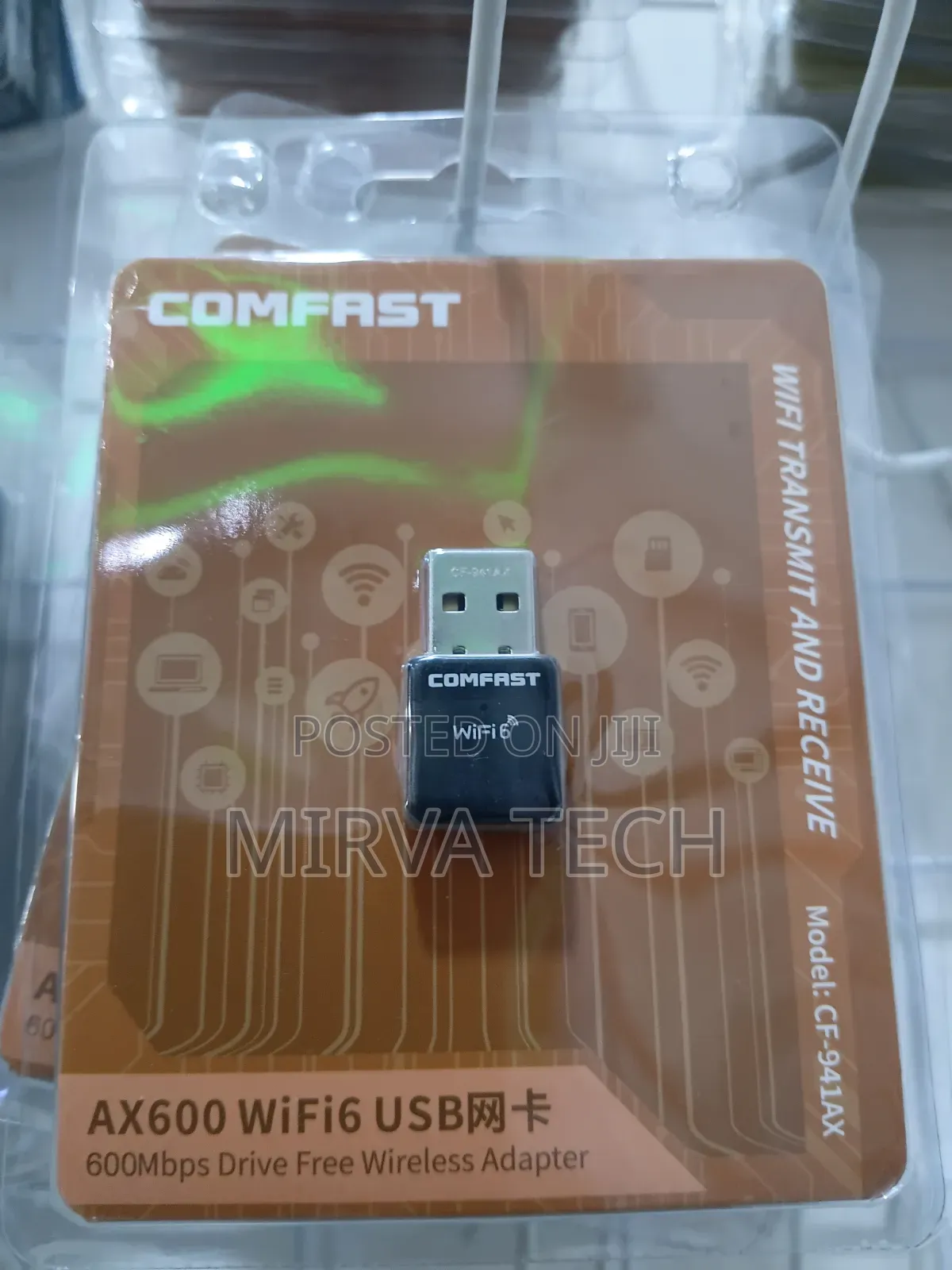 Comfast Wi-Fi 6 AX600 USB Wireless Adapter CF-941ax