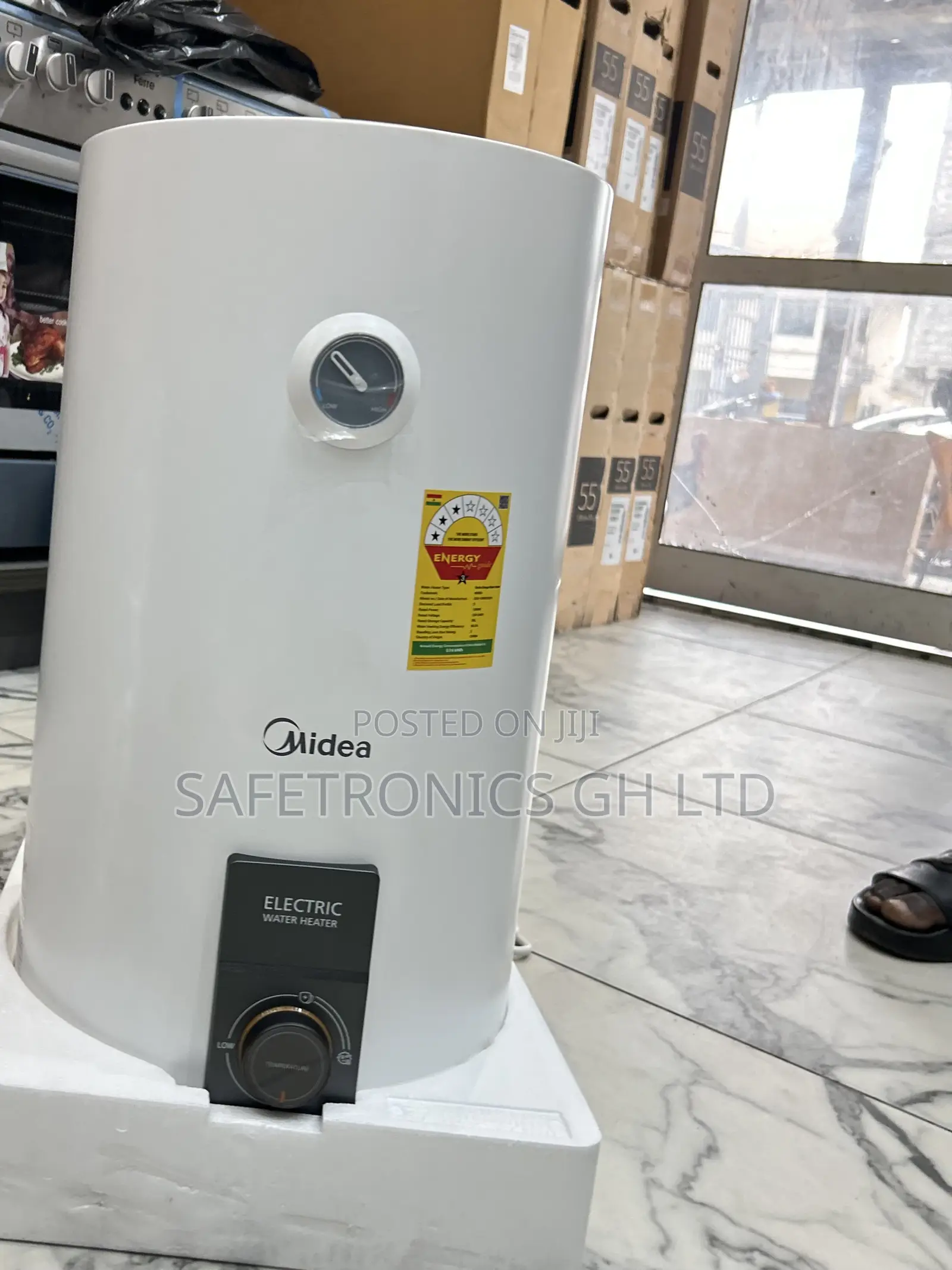 Just Order Midea 50L Horizontal Electric Water Heater 1500W D50-15a6