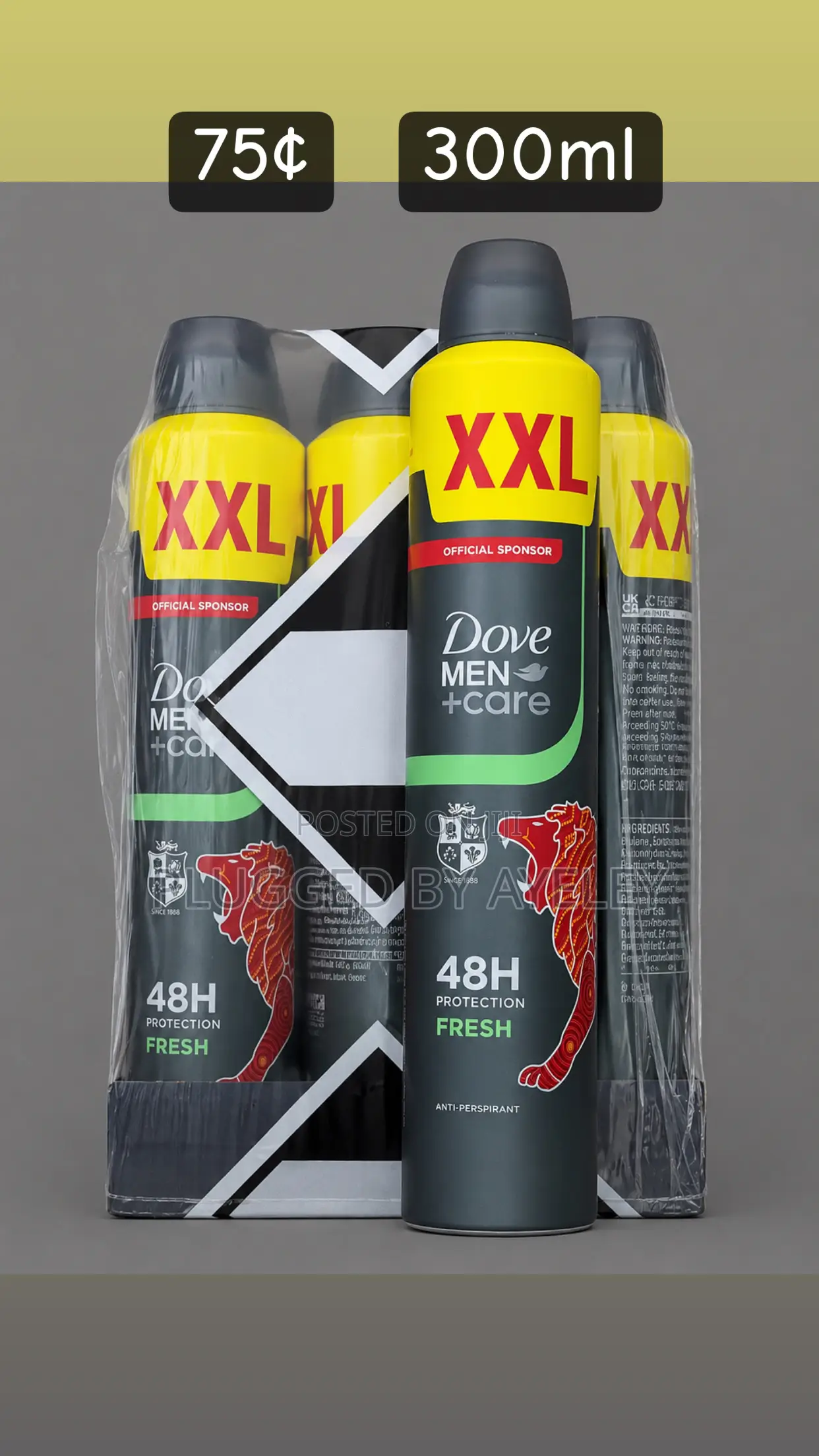 Dove Men Deodorant XXL
