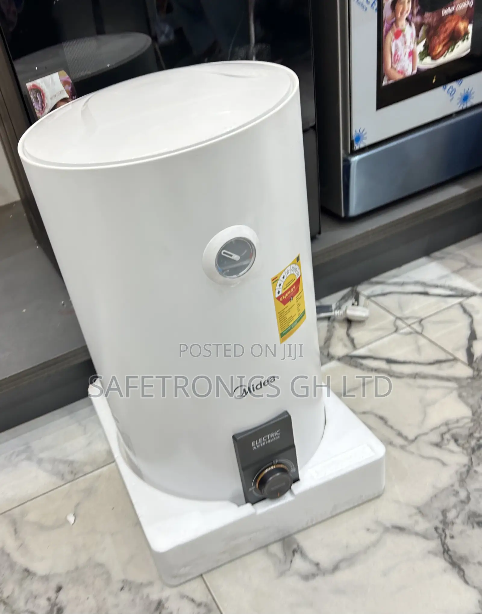 Premium Midea 50L Horizontal Electric Water Heater 1500W D50-15a6