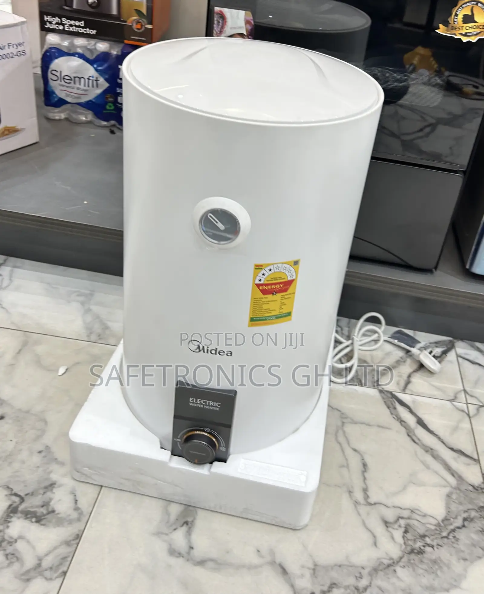 Premium Midea 50L Horizontal Electric Water Heater 1500W D50-15a6