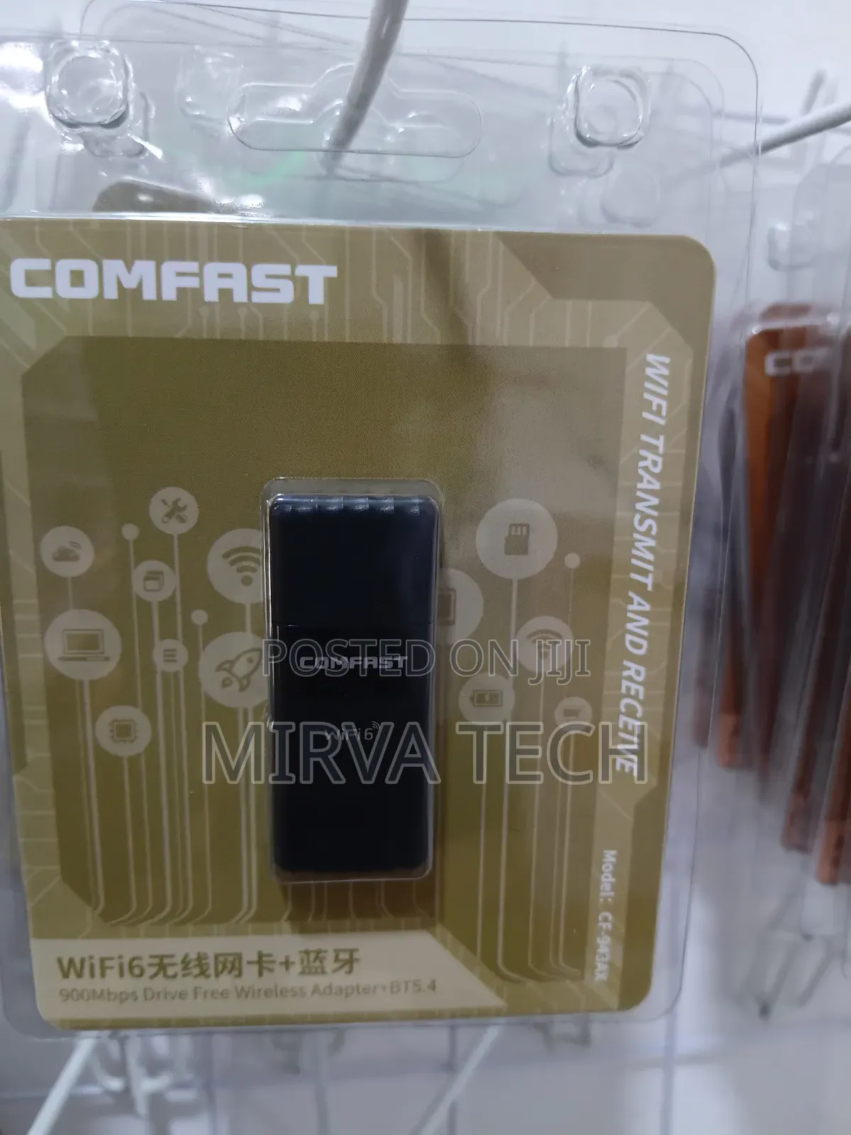 Comfast Wi-Fi + Bluetooth Wireless USB ADAPTER CF-943Ax