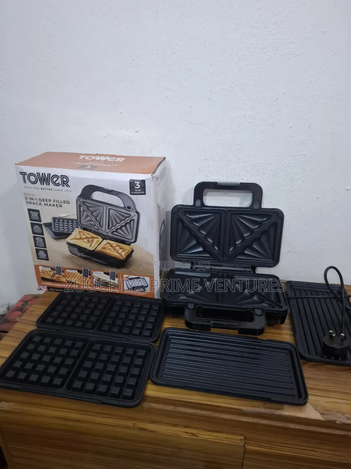 Tower 3-in-1 Deep Fill Sandwich Maker From Uk