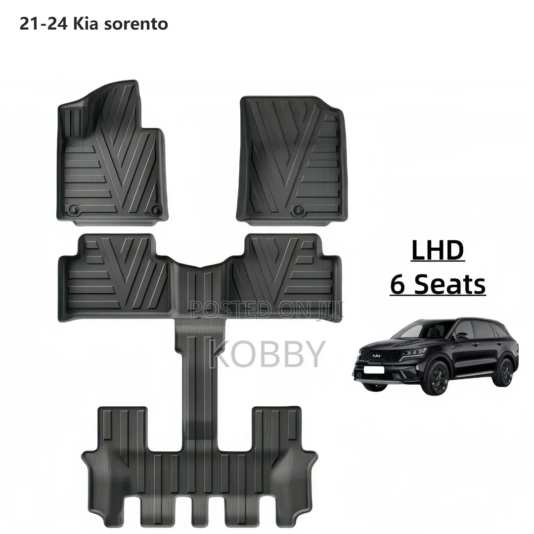 Kia Sorento Seater 6 Seater US 3D + Trunk + Backrest Mat Set