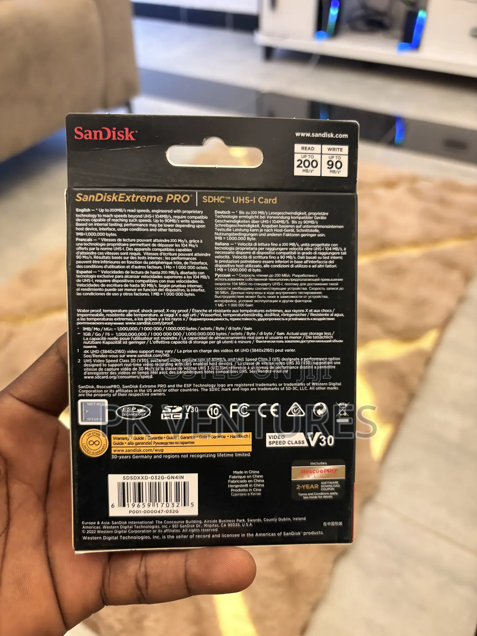 Extreme 32Gb Sandisk Sd Card for Camera