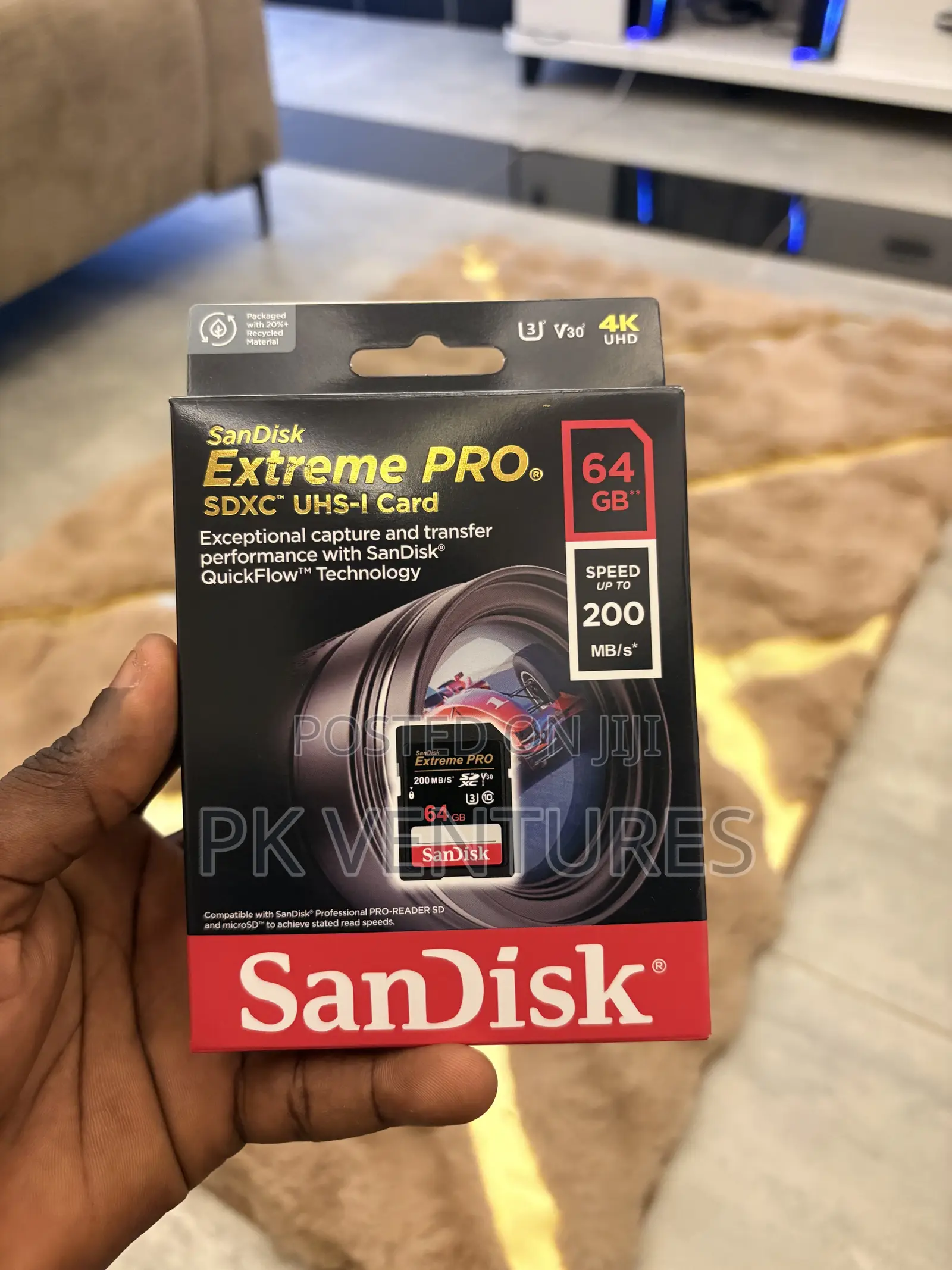Extreme 64gb Sandisk Sd Card for Camera