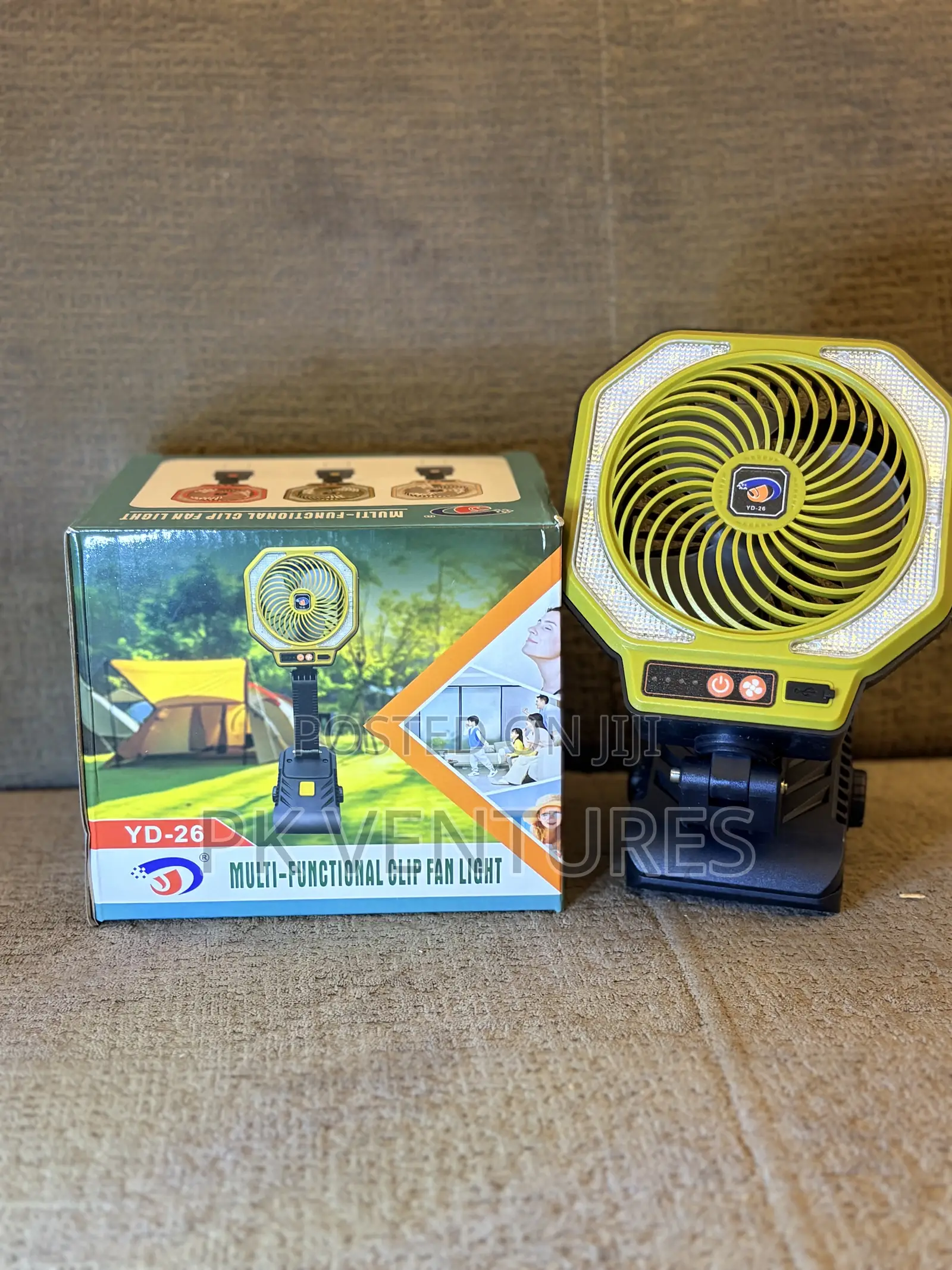 Rechargeable Fan and Light