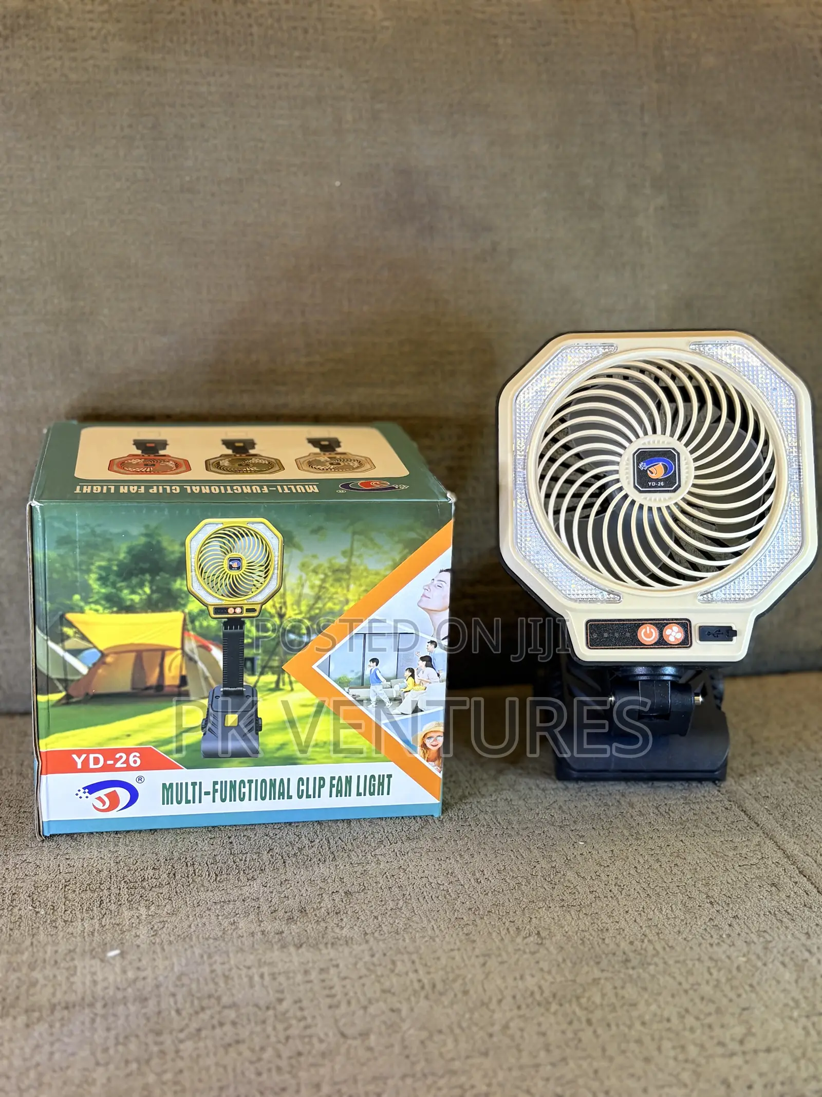 Rechargeable Fan and Light