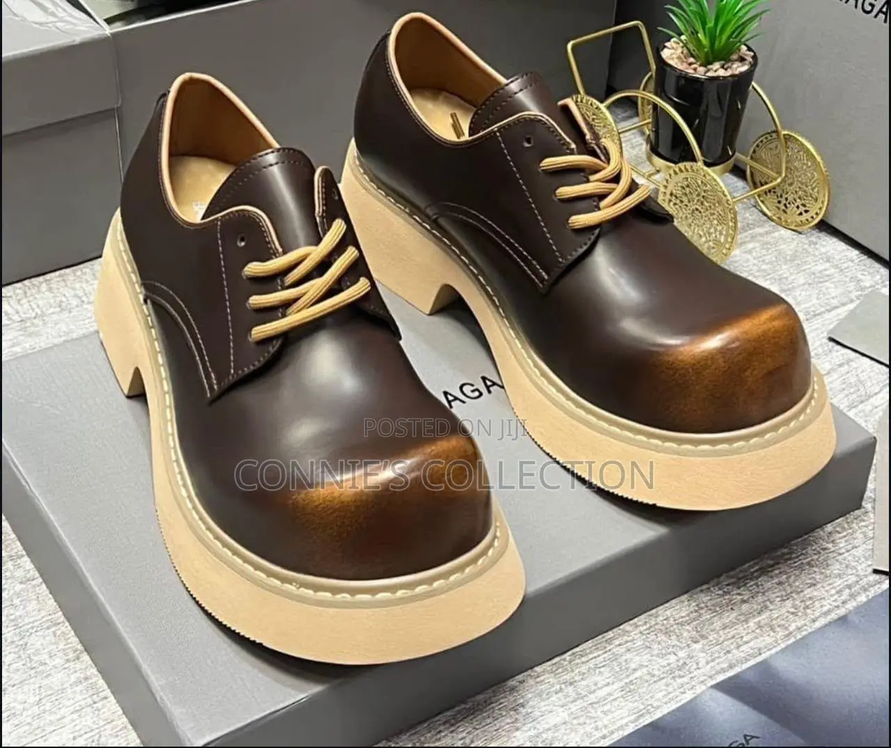 Balenciaga-Style Derby Shoes