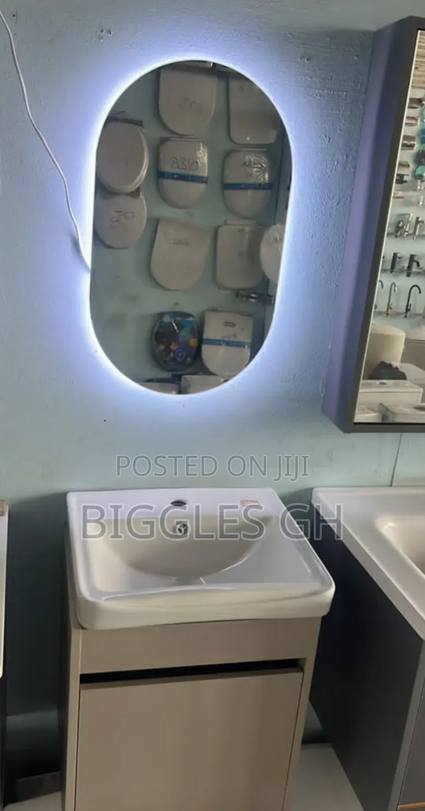 Cabinet Basin With Led Mirror -40cm