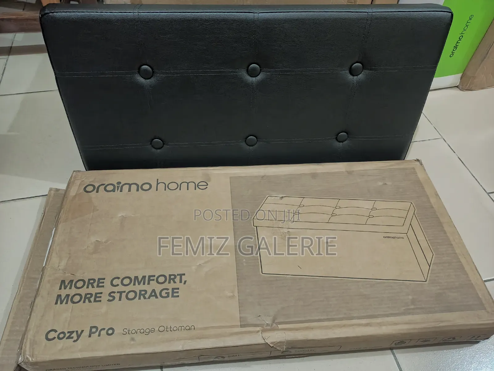 Oraimo Cozy Pro 110L Space Foldable Storage Ottoman