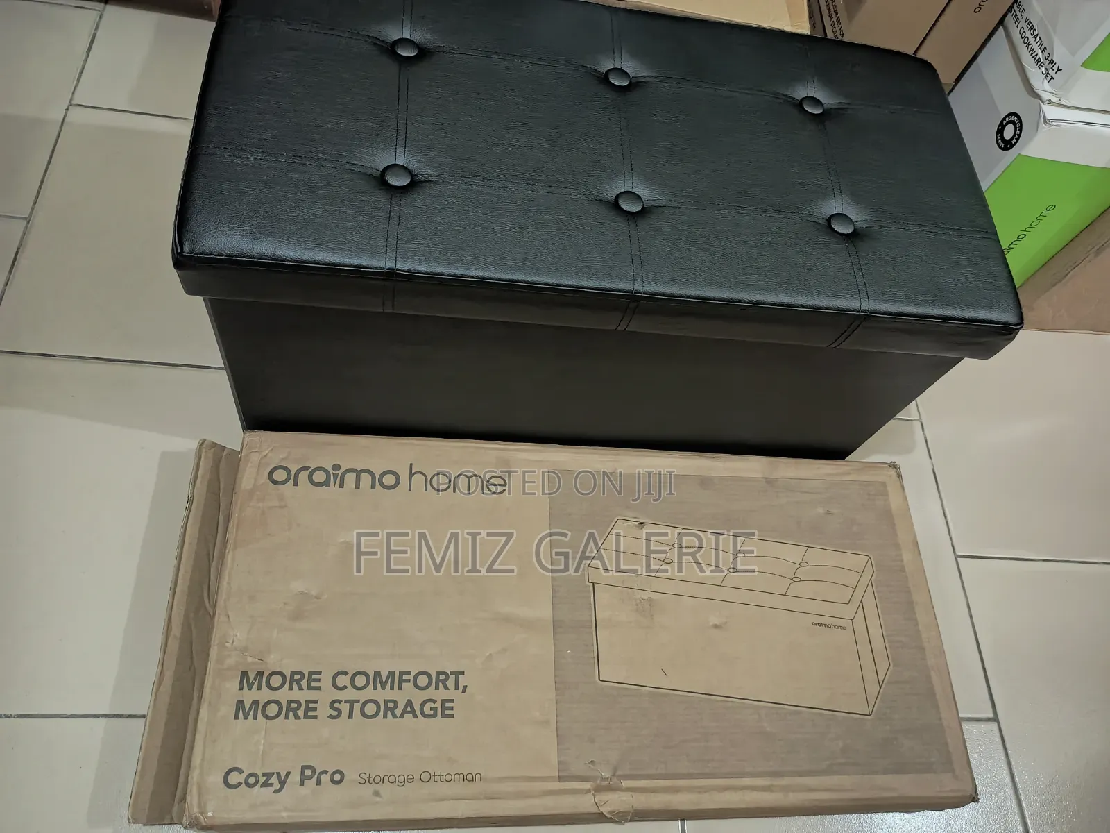 Oraimo Cozy Pro 110L Space Foldable Storage Ottoman