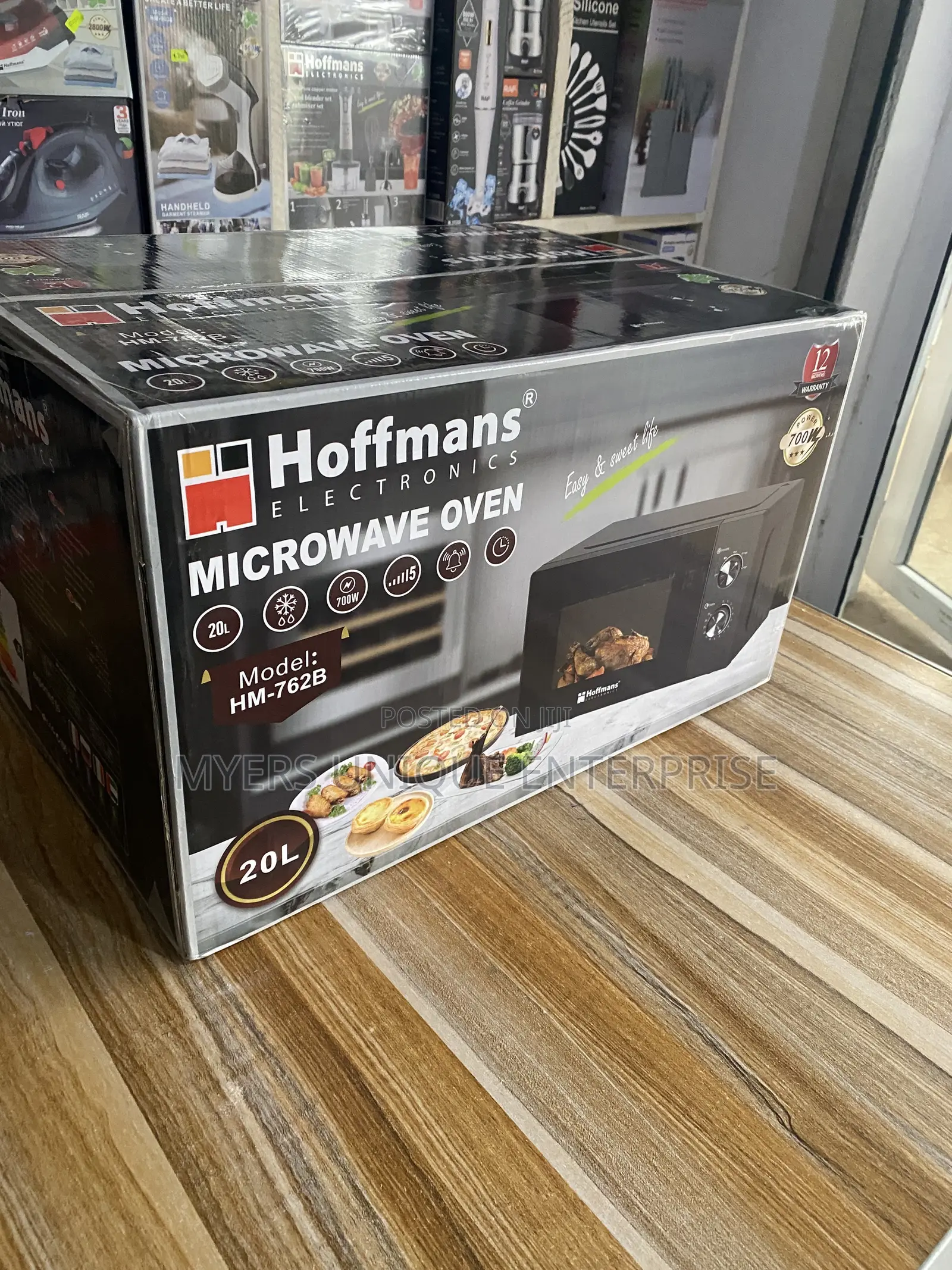 Manual 20L Microwave Oven for Reheating and Cooking-Hoffman