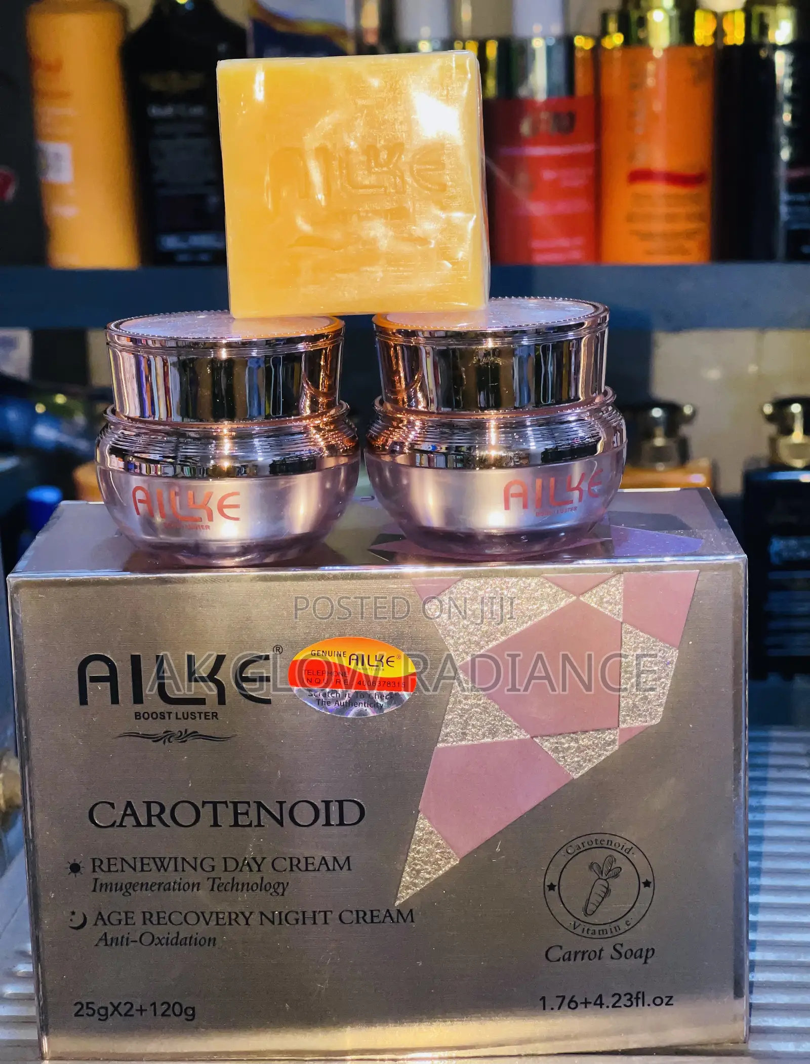 Alike Carotenoid Day Night Face Cream With Carrot Soap