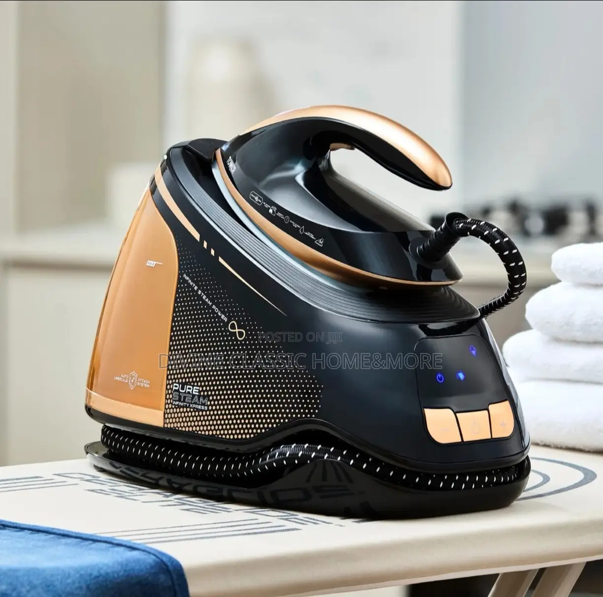 Tower T22030GLD Pure Steam Infinity Xpress 8 Bar Steam Generator Black