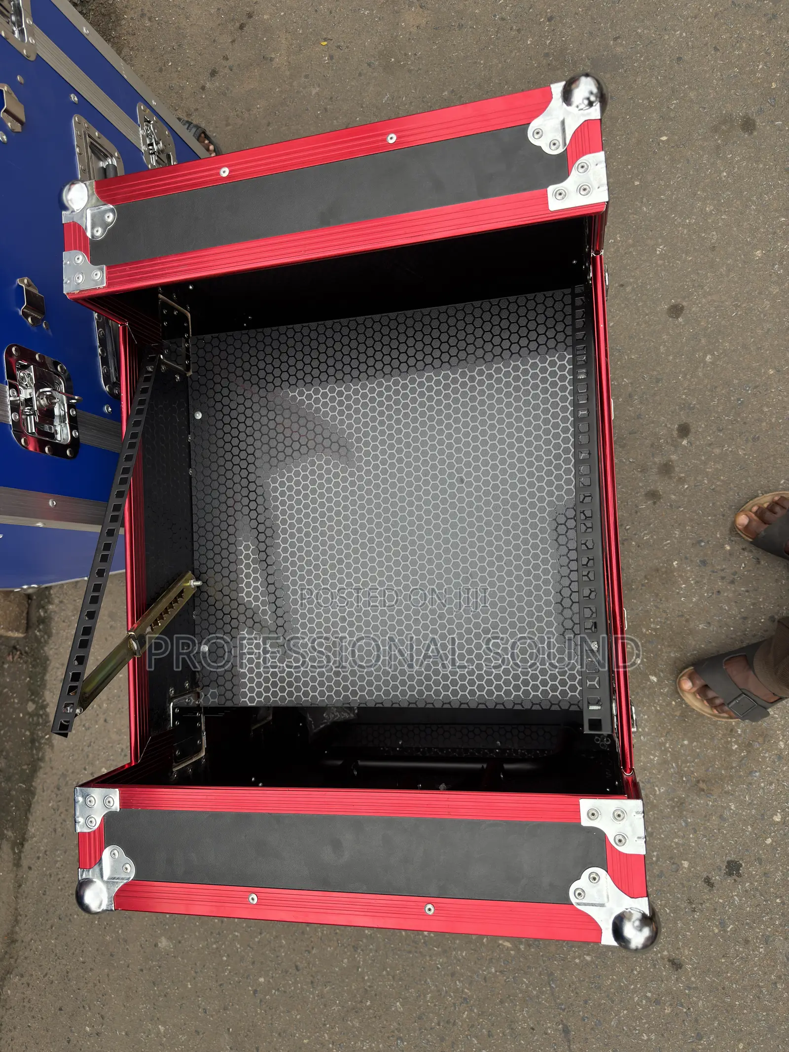 Professional 12U 3doors Amplifier Rack Flight Case