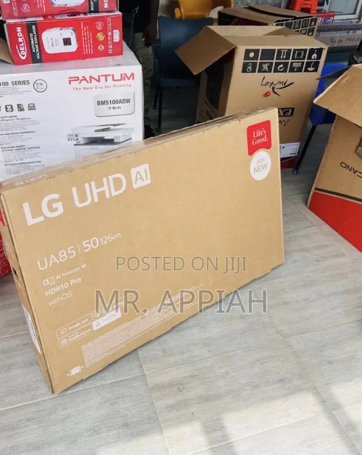 Check Out Durable LG 50 UA 85 50” Uhd Smart Satellite TV(Black).