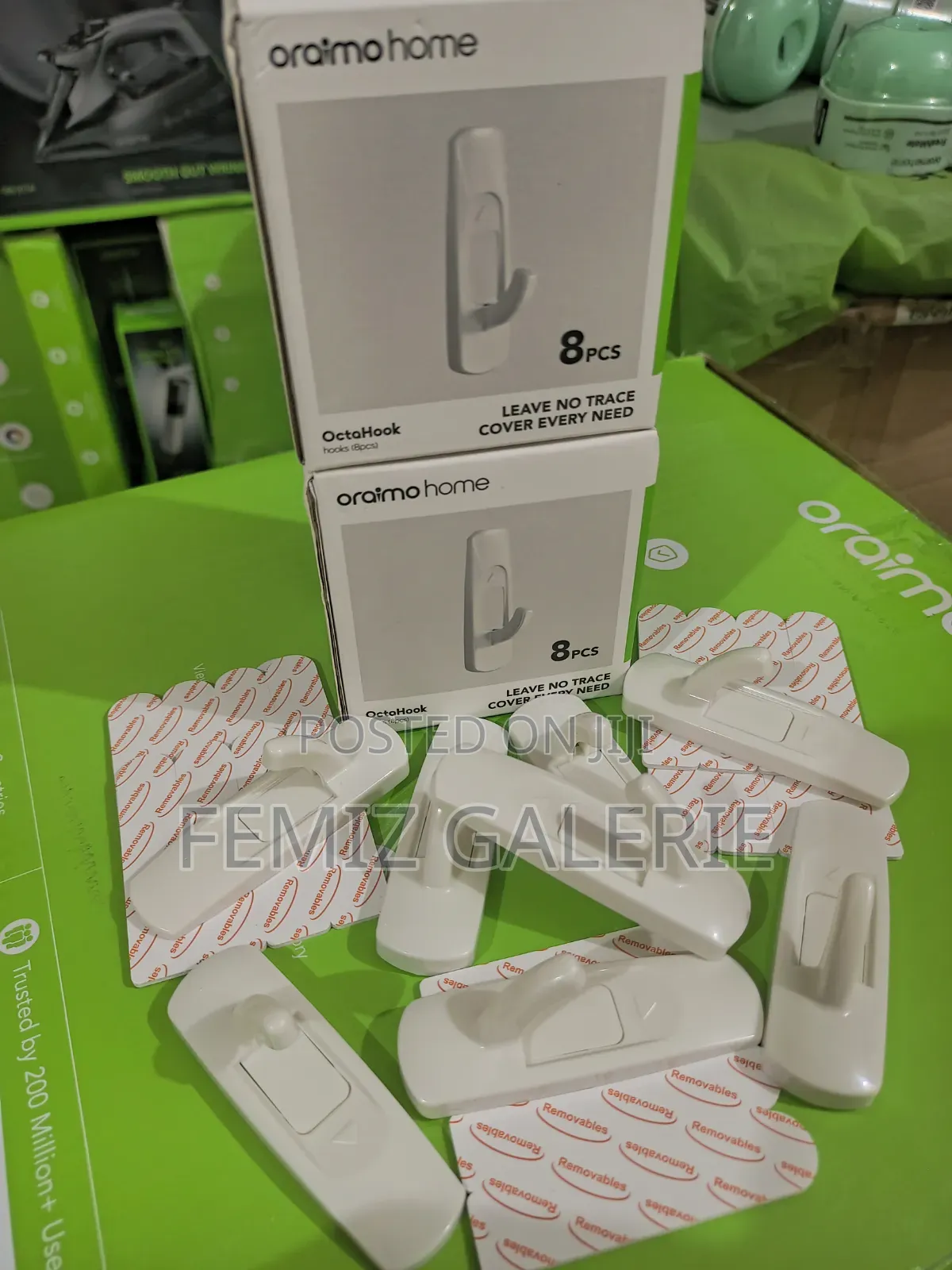 Oraimo OctaHooks Traceless Strong OctaHook - 8pcs
