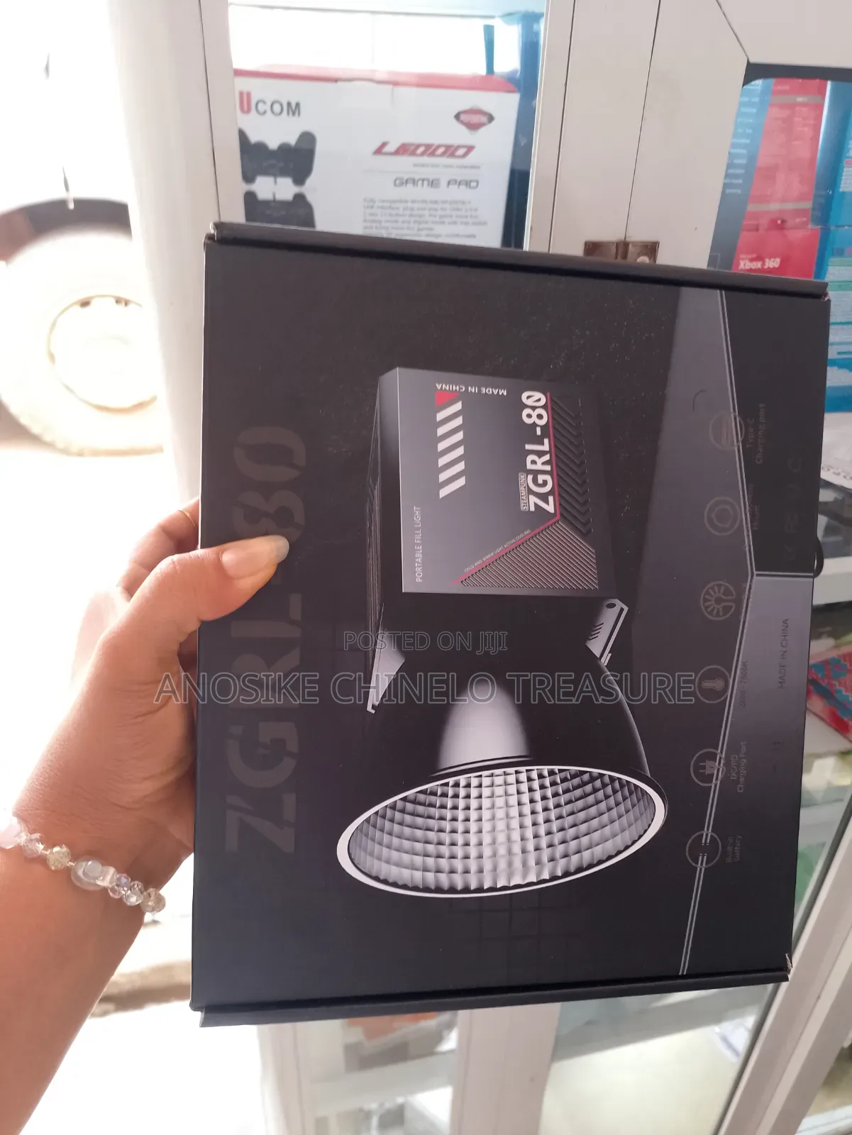 ZGRL-80 Portable LED Studio Video Light for Photography Content
