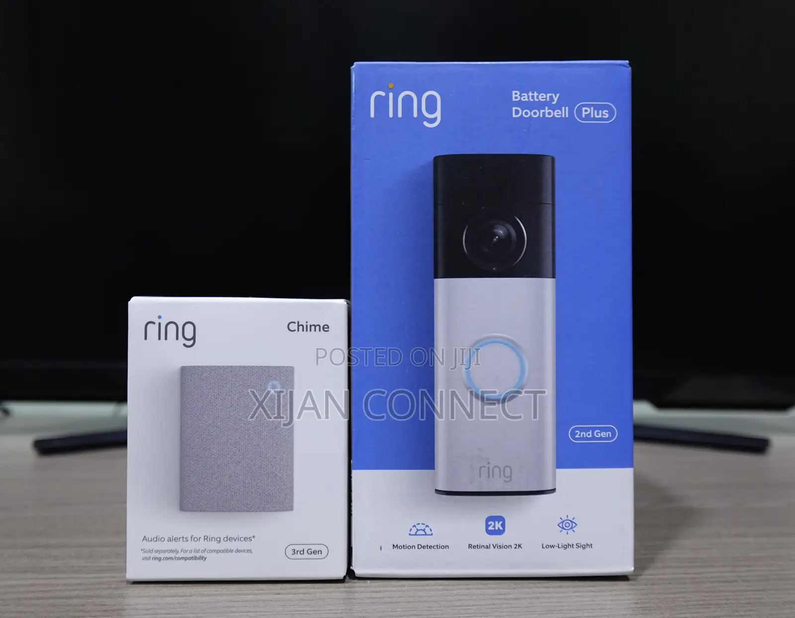 Ring Battery Doorbell Plus (2nd Gen) + Ring Chime (3rd Gen) Bundle