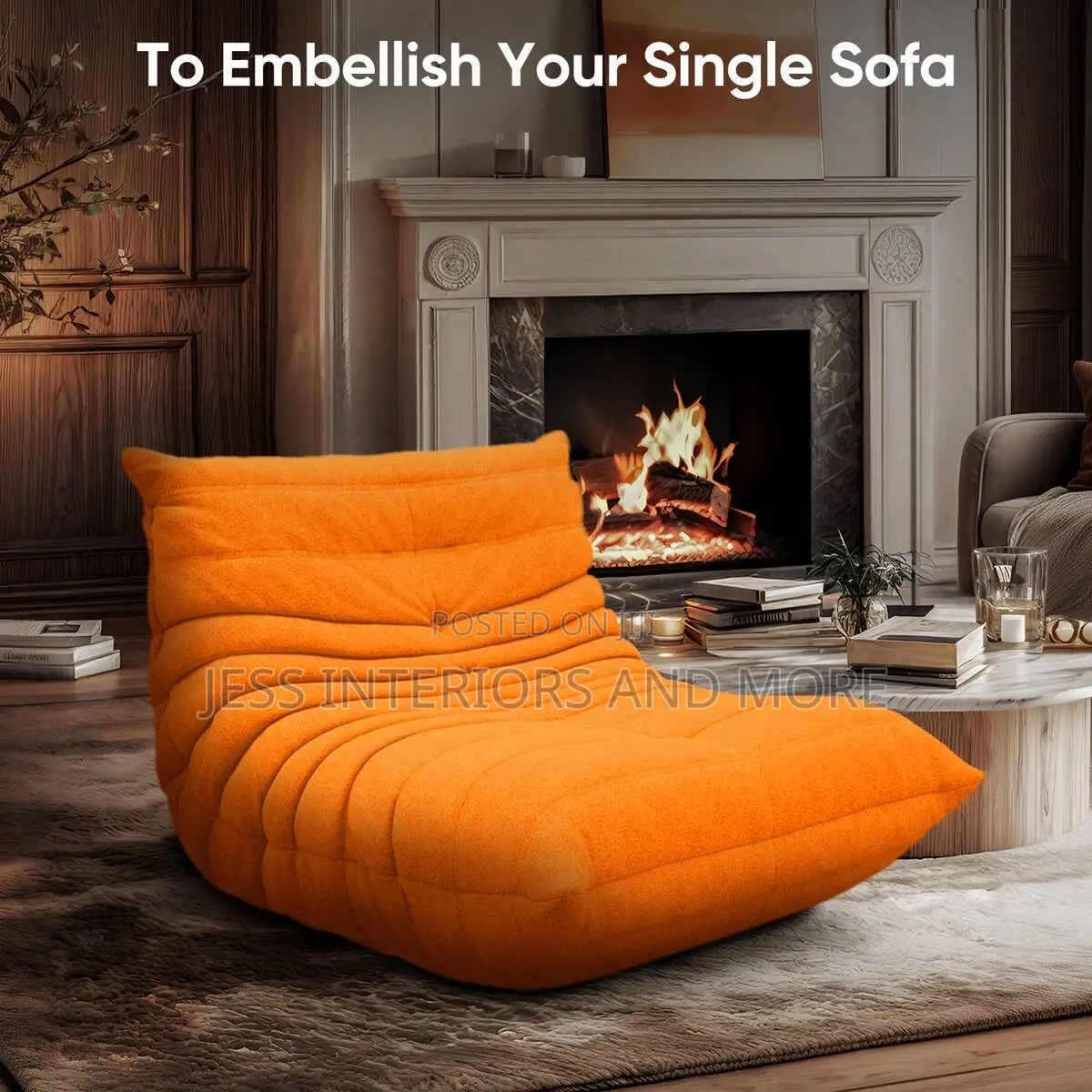 Leather Lazy Chair/Bean Bag
