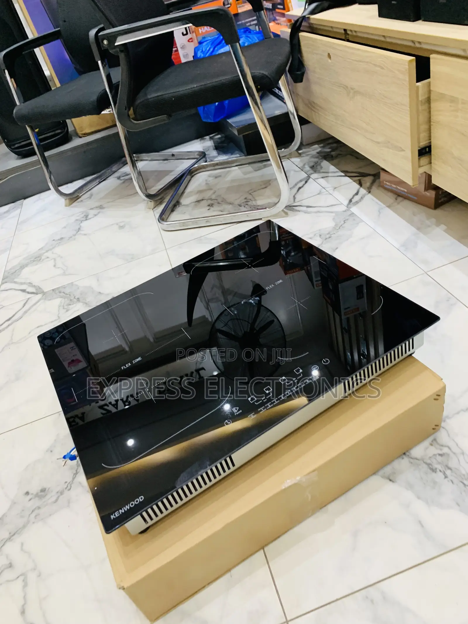 Ultra Modern Black Kenwood Electric Cooker Built in 4burner 60cm