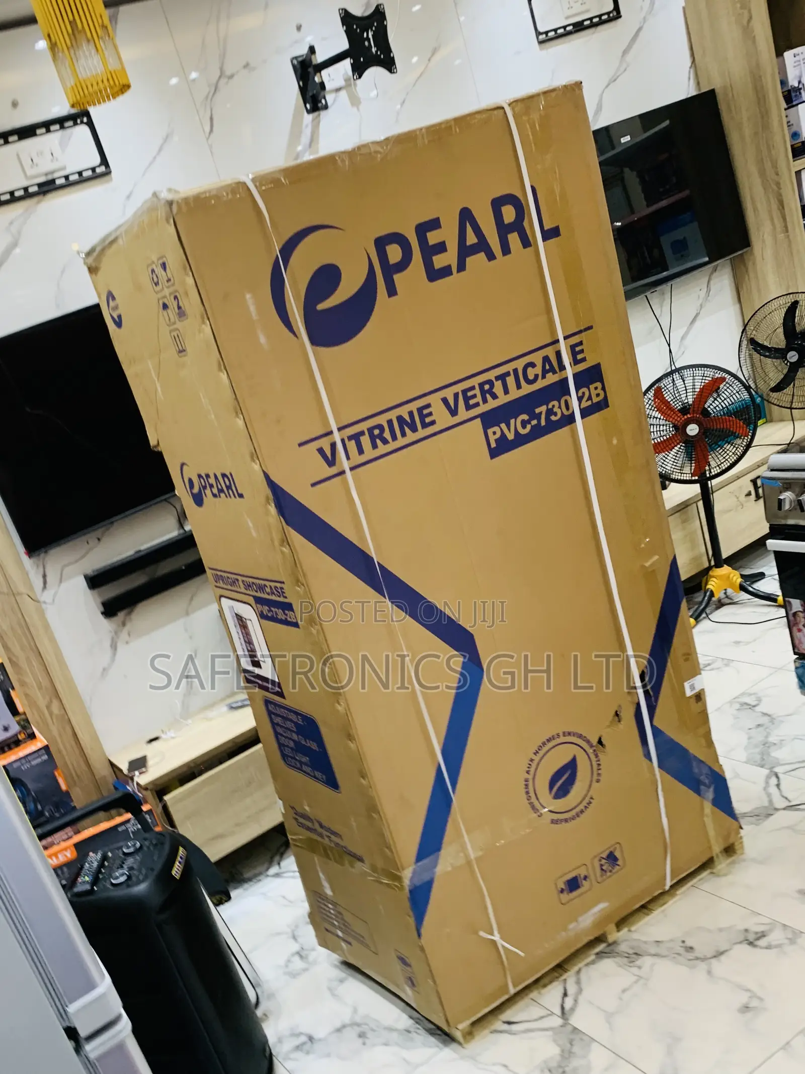 New Original Pearl PVC-730-2b 610-Liter Double-Door Glass Display