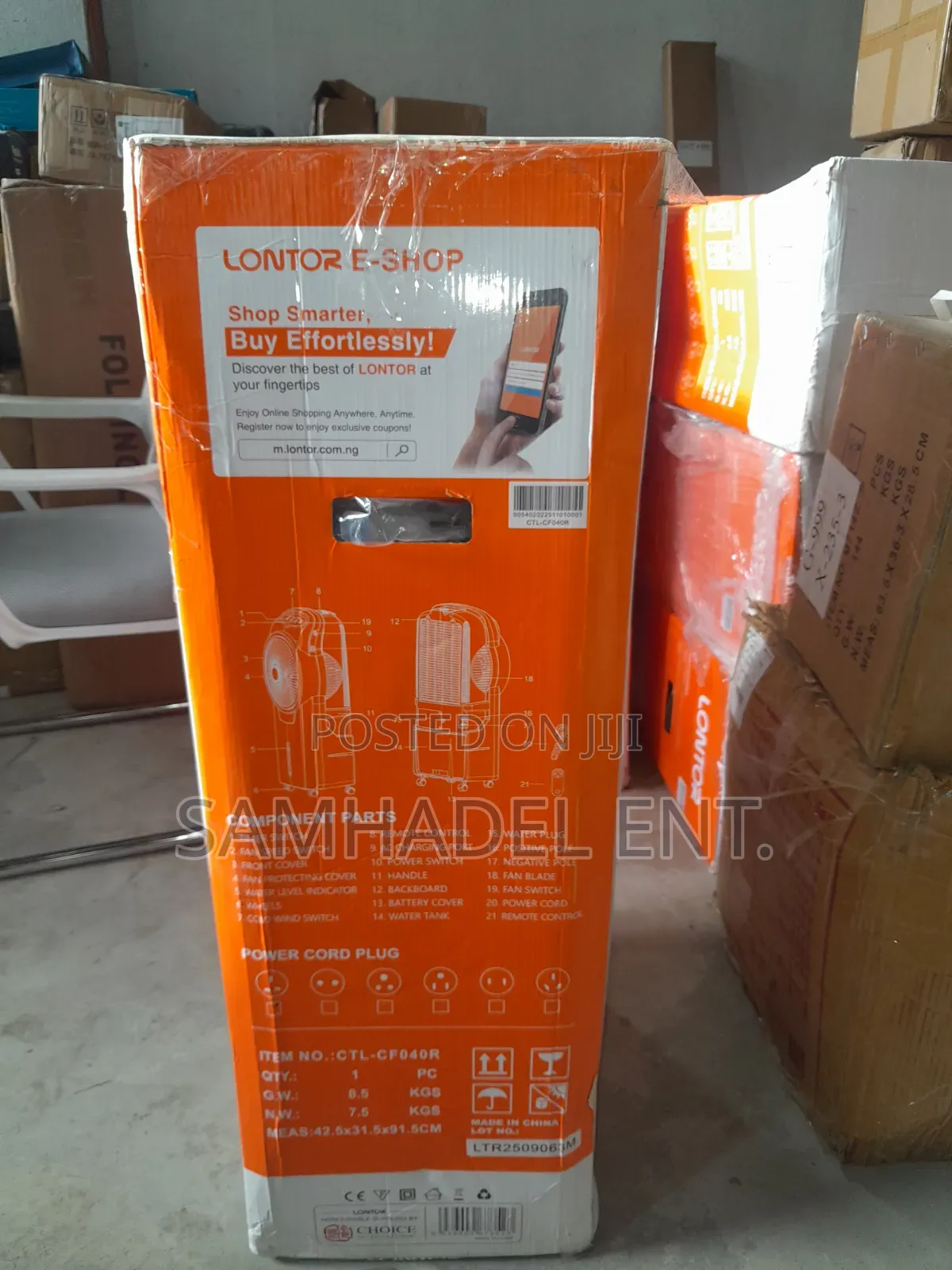 Rechargeable Air Cooler With Remote Control