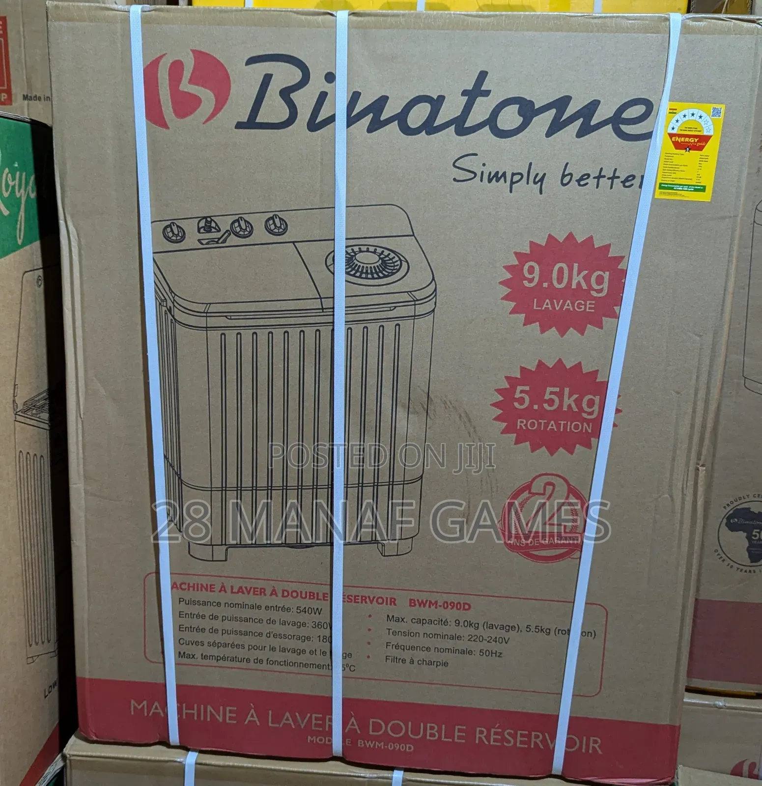 Binatone 9kg Washing Machine