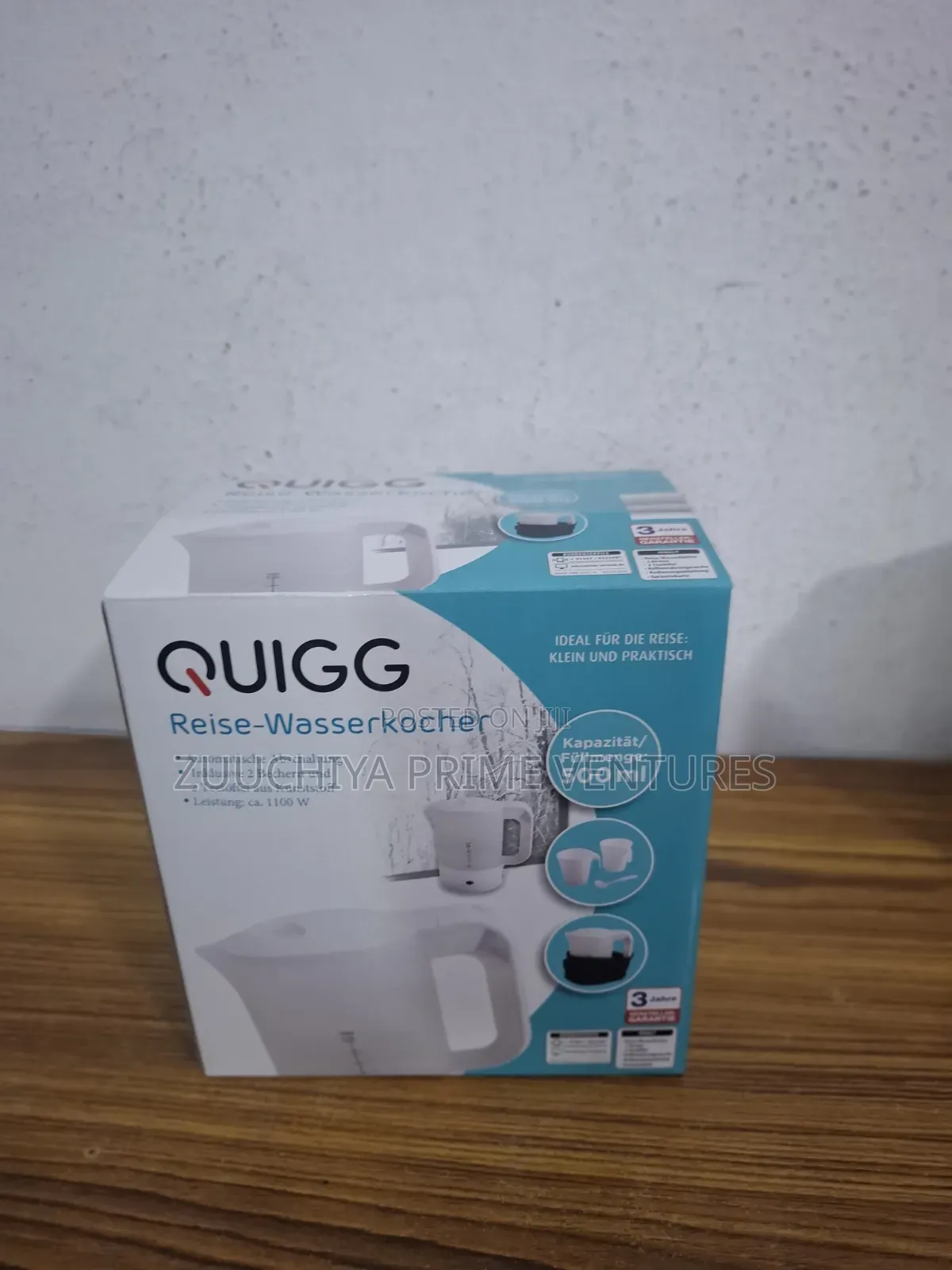 Quigg Mini Travel Kettle From Germany