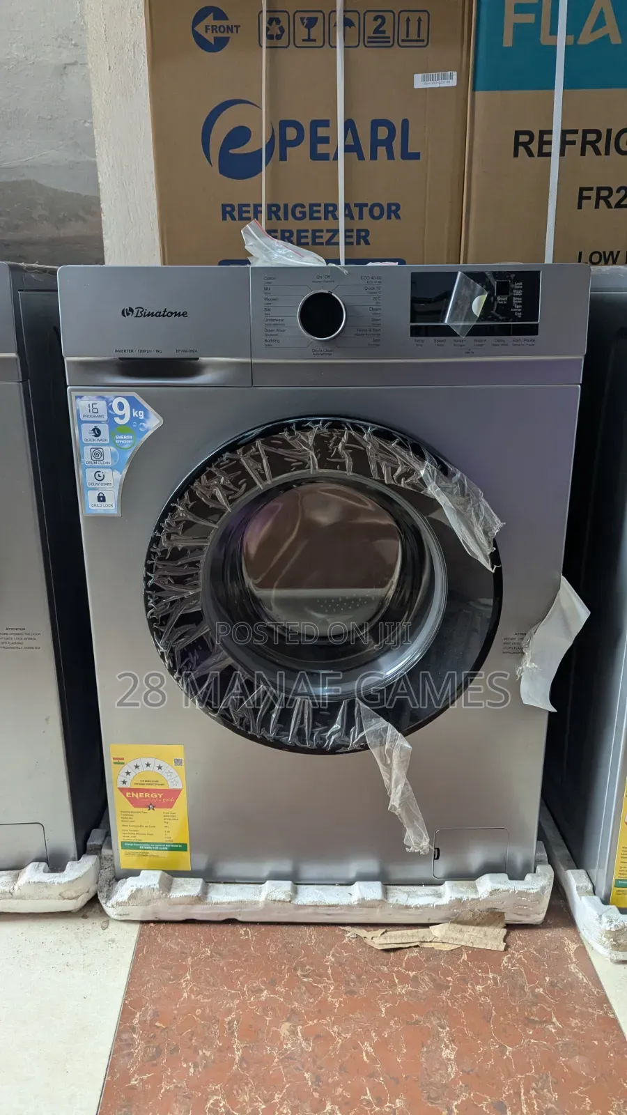 Brand New 9kg Binatone Washing Machine Fully Automatic