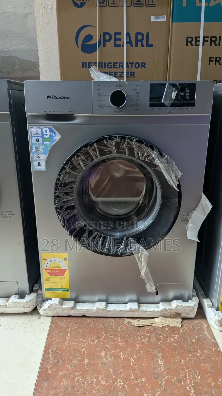Brand New 9kg Binatone Washing Machine Fully Automatic
