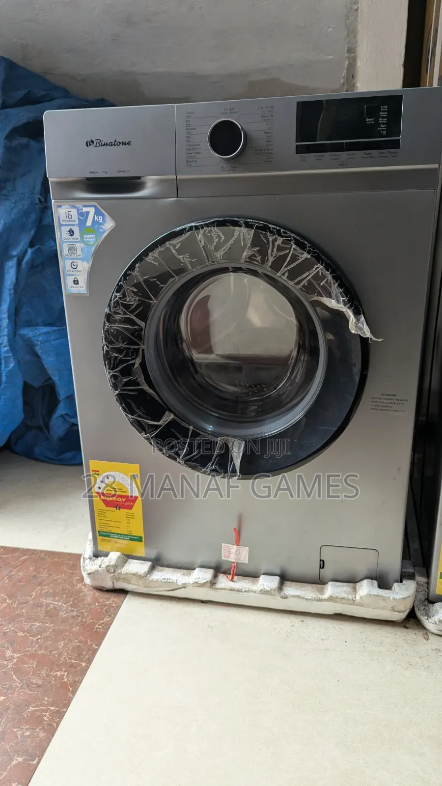Brand New Binatone Front Load 7kg Washing Machine Fully Automatic