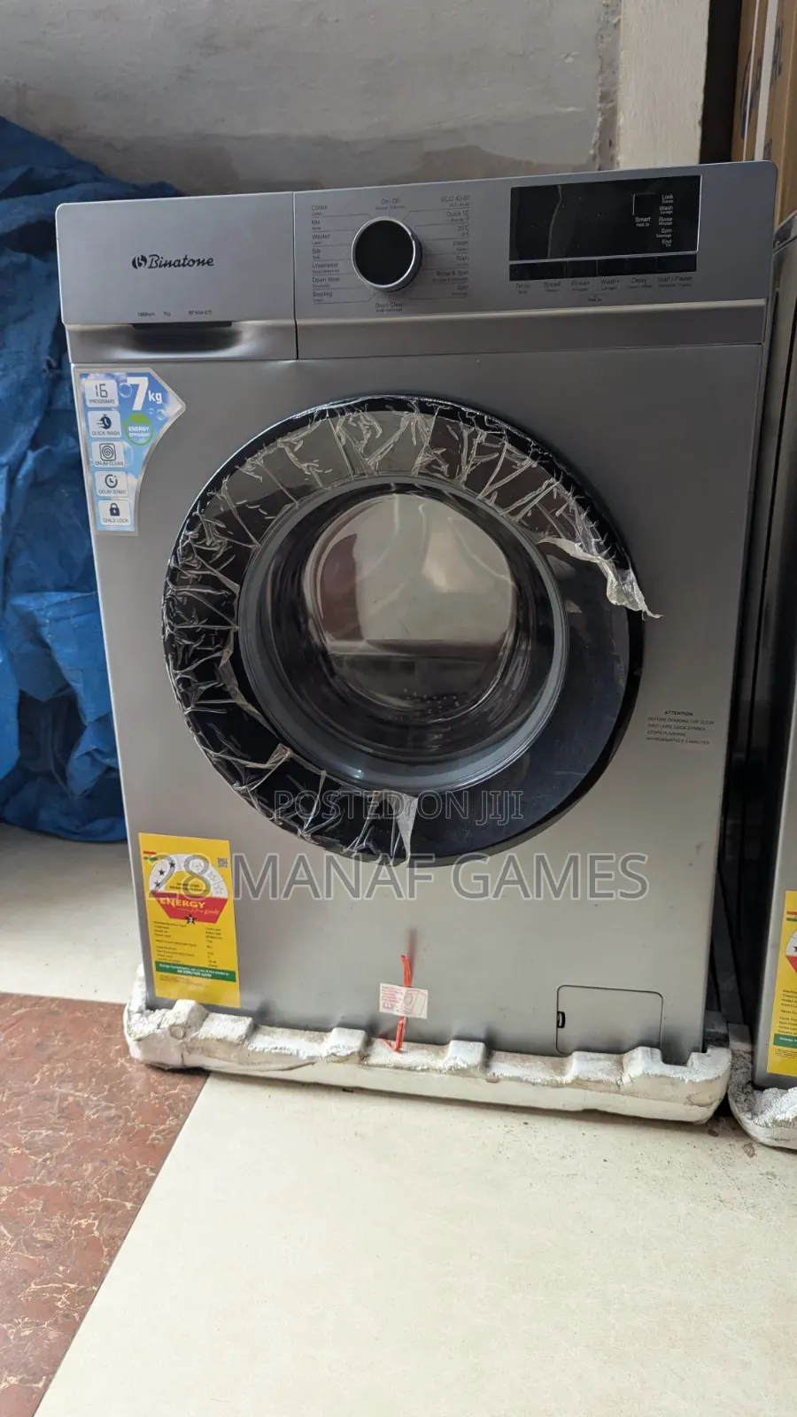 Brand New Binatone Front Load 7kg Washing Machine Fully Automatic