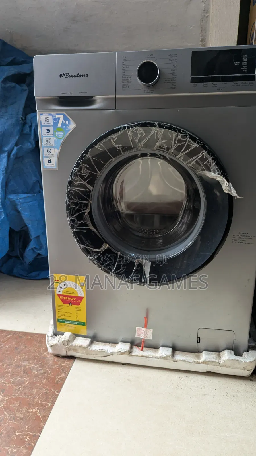 Brand New Binatone Front Load 7kg Washing Machine Fully Automatic