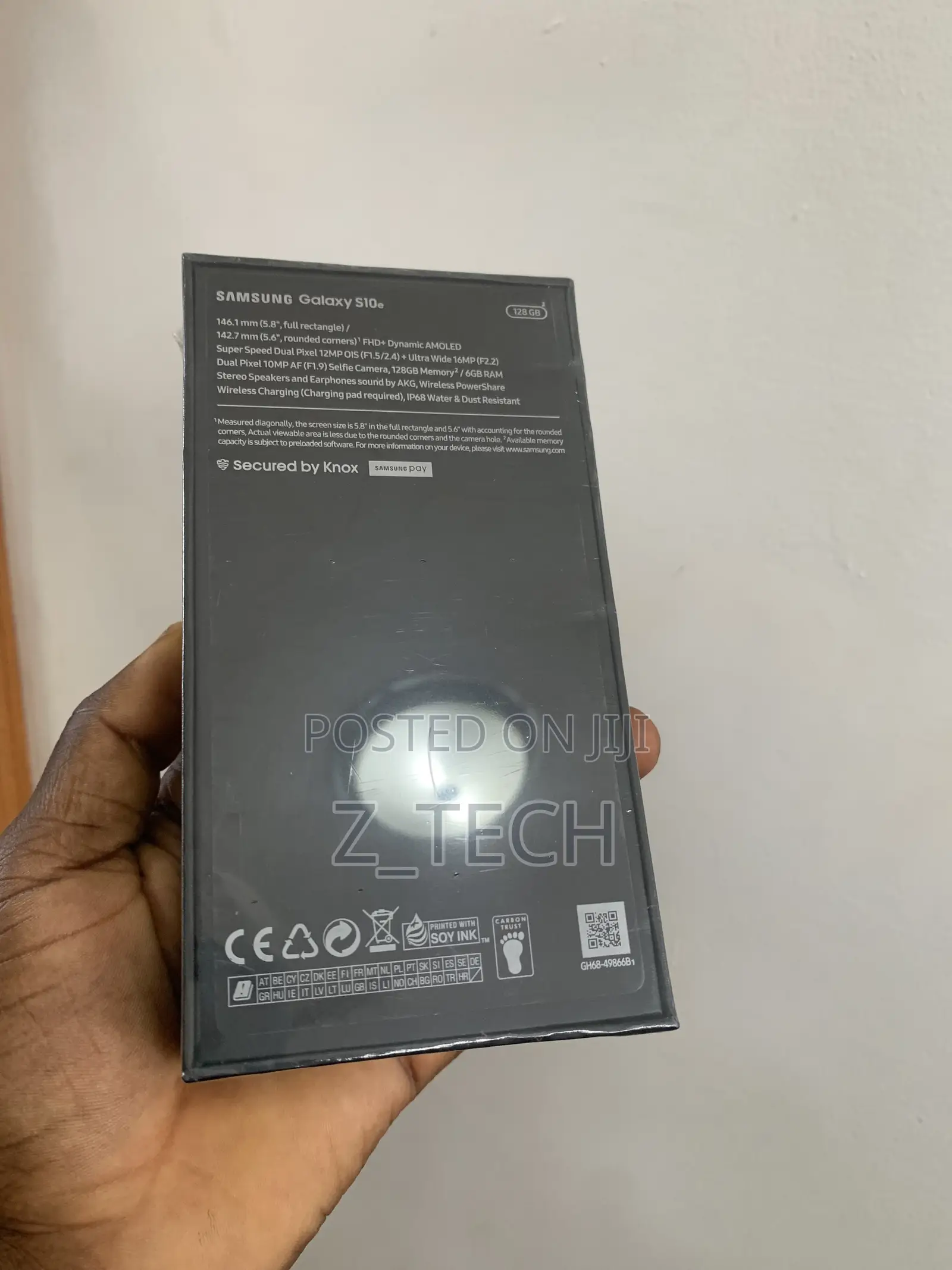 New Samsung Galaxy S10e 128 GB Black