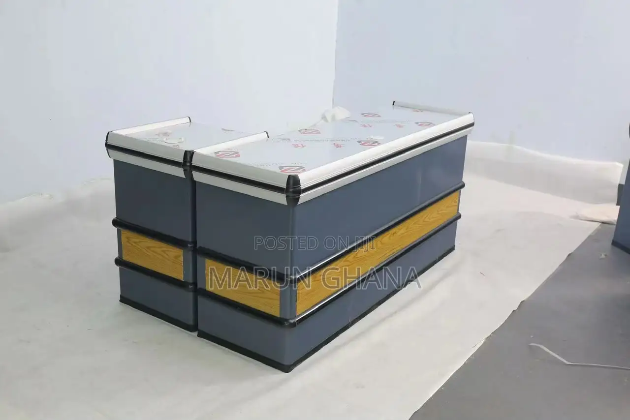 Cashier Counter Steel With Durable Plastic Top – Supermarket Checkout