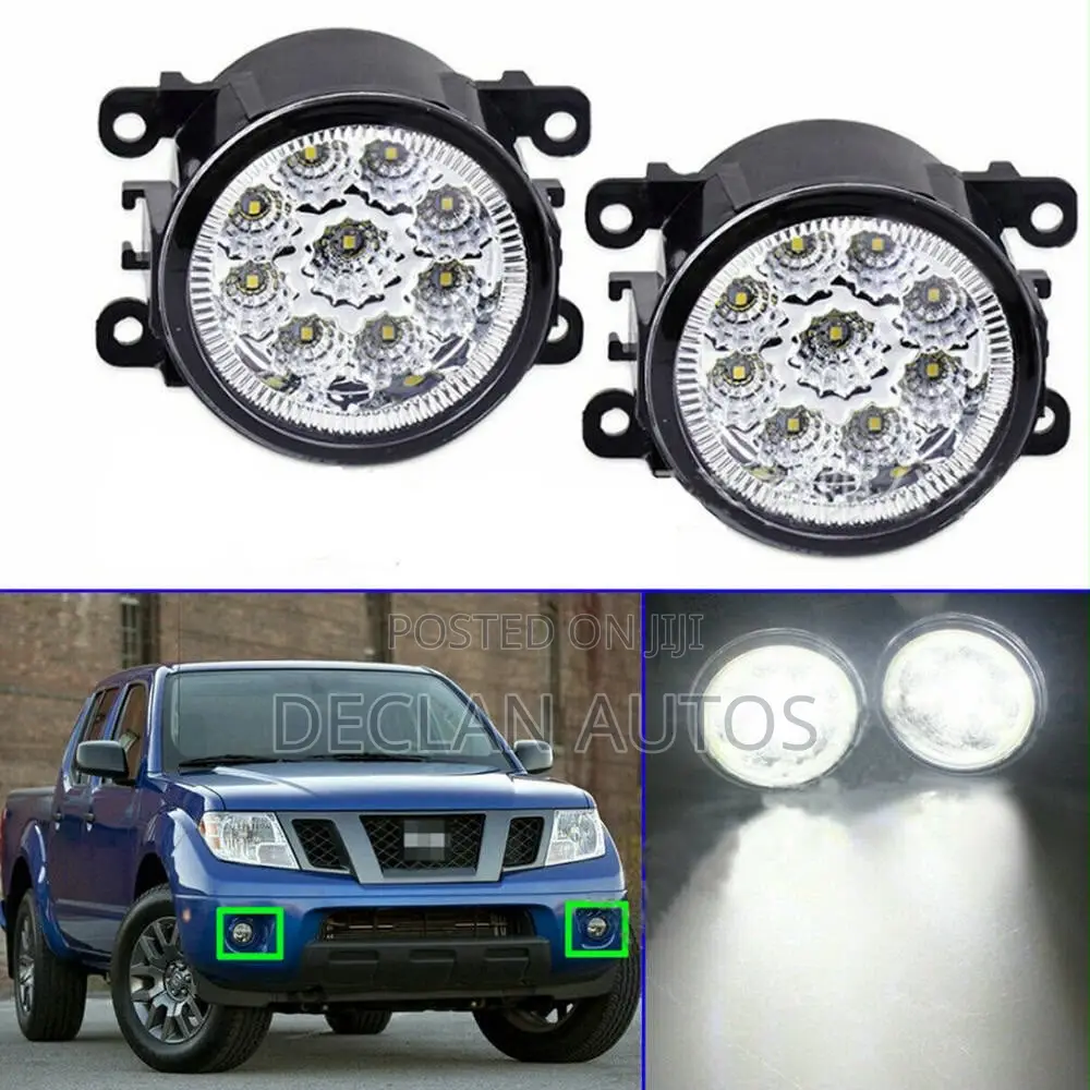Nissan Frontier 2005-19 LED Front Bumper Fog Lights Lamp W/ Clear Lens