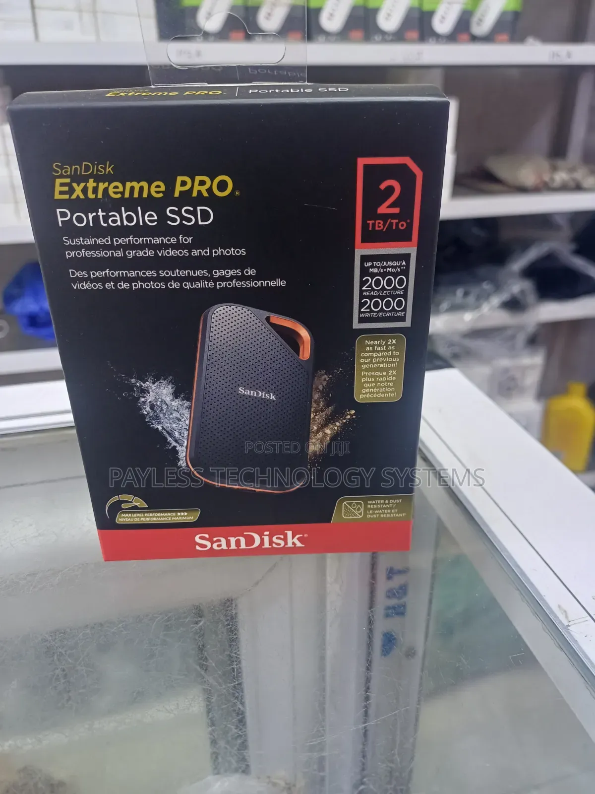 Sandisk 2tb 2000mb Extreme Pro SSD
