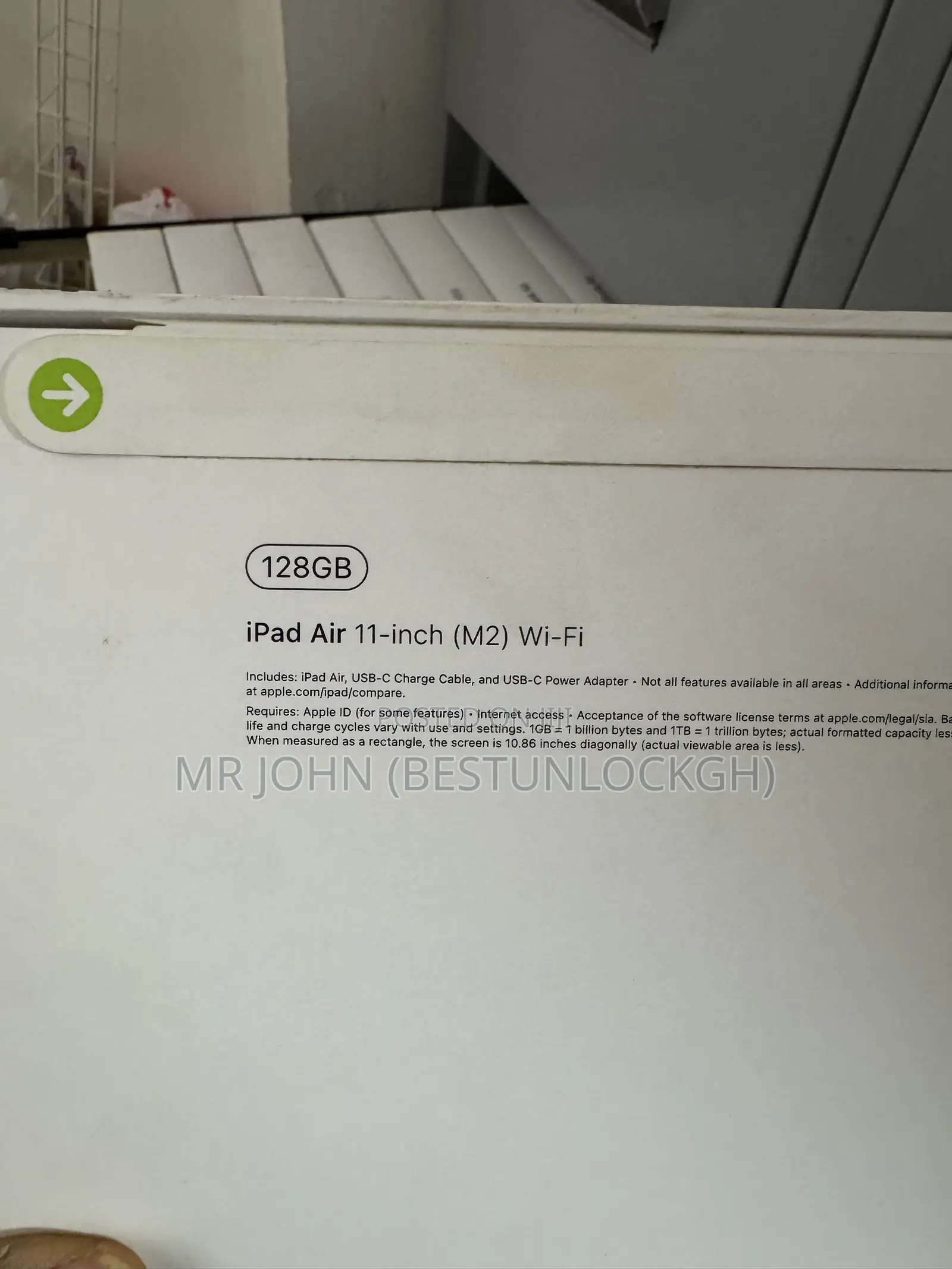 New Apple iPad Air 11 (2024) 128 GB Gray